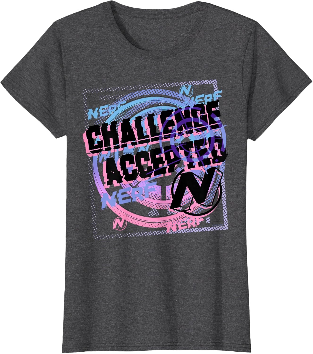image:imageNerf Challenge Accepted TShirtDark Heather Grey