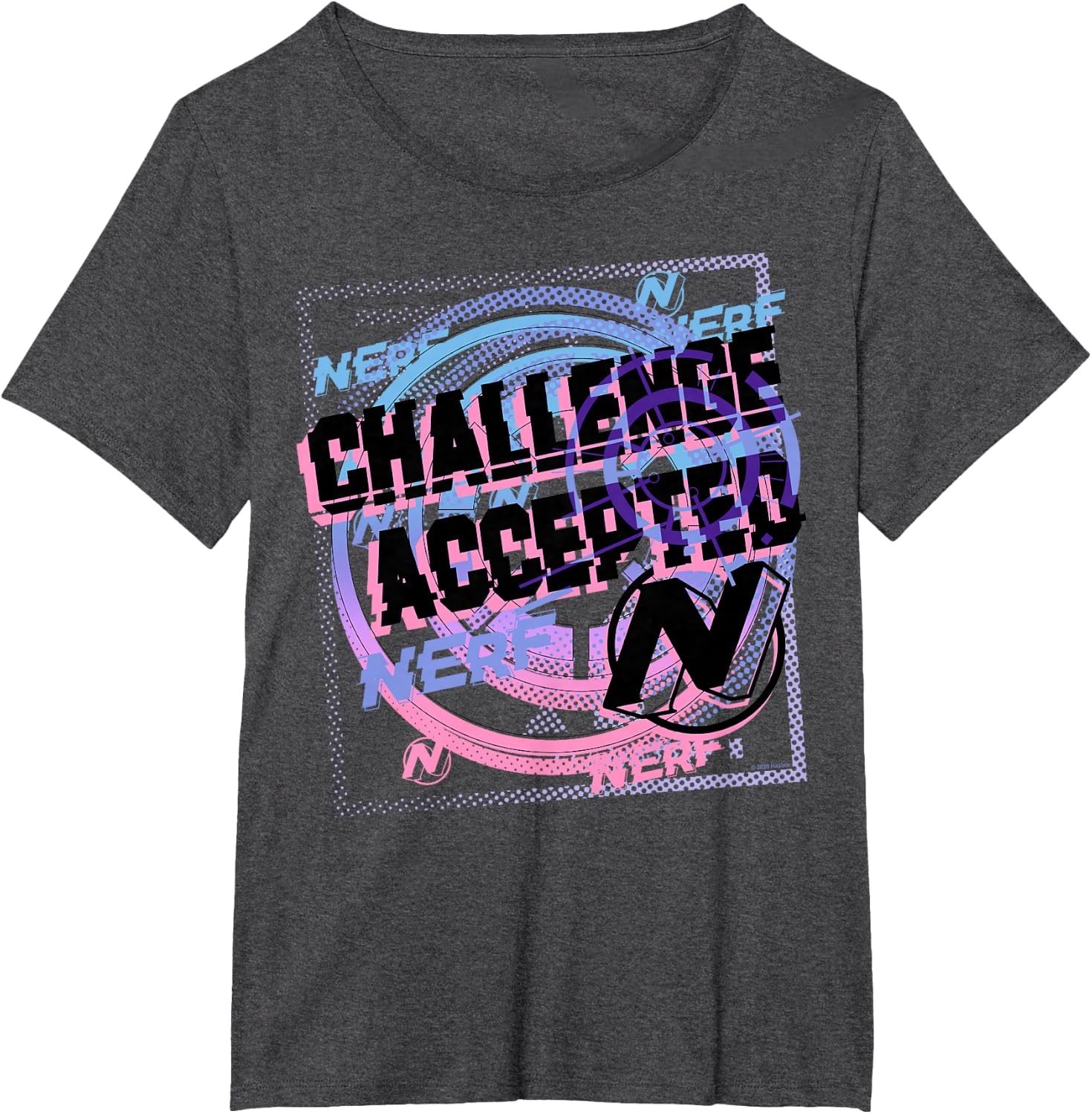 image:imageNerf Challenge Accepted TShirtDark Heather Grey