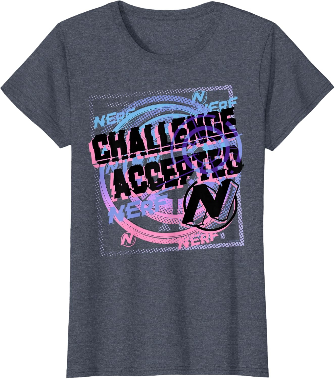 image:imageNerf Challenge Accepted TShirtHeather Blue