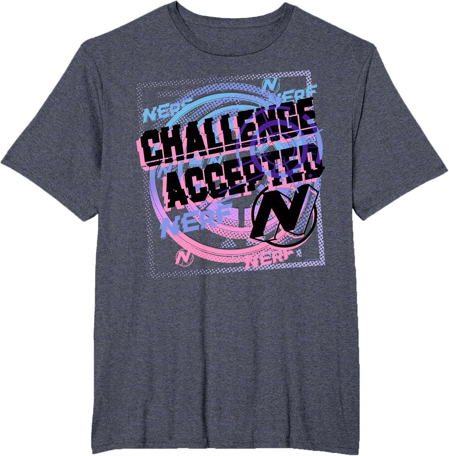 image:imageNerf Challenge Accepted TShirtHeather Blue