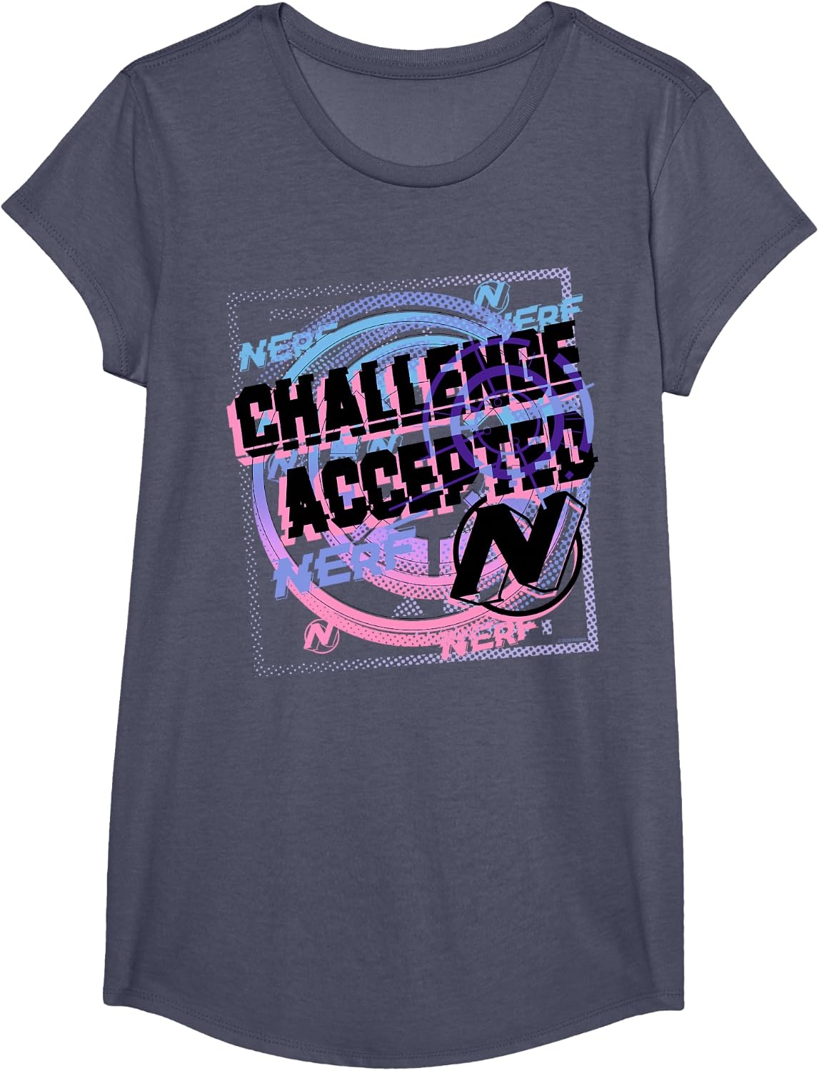 image:imageNerf Challenge Accepted TShirtHeather Blue