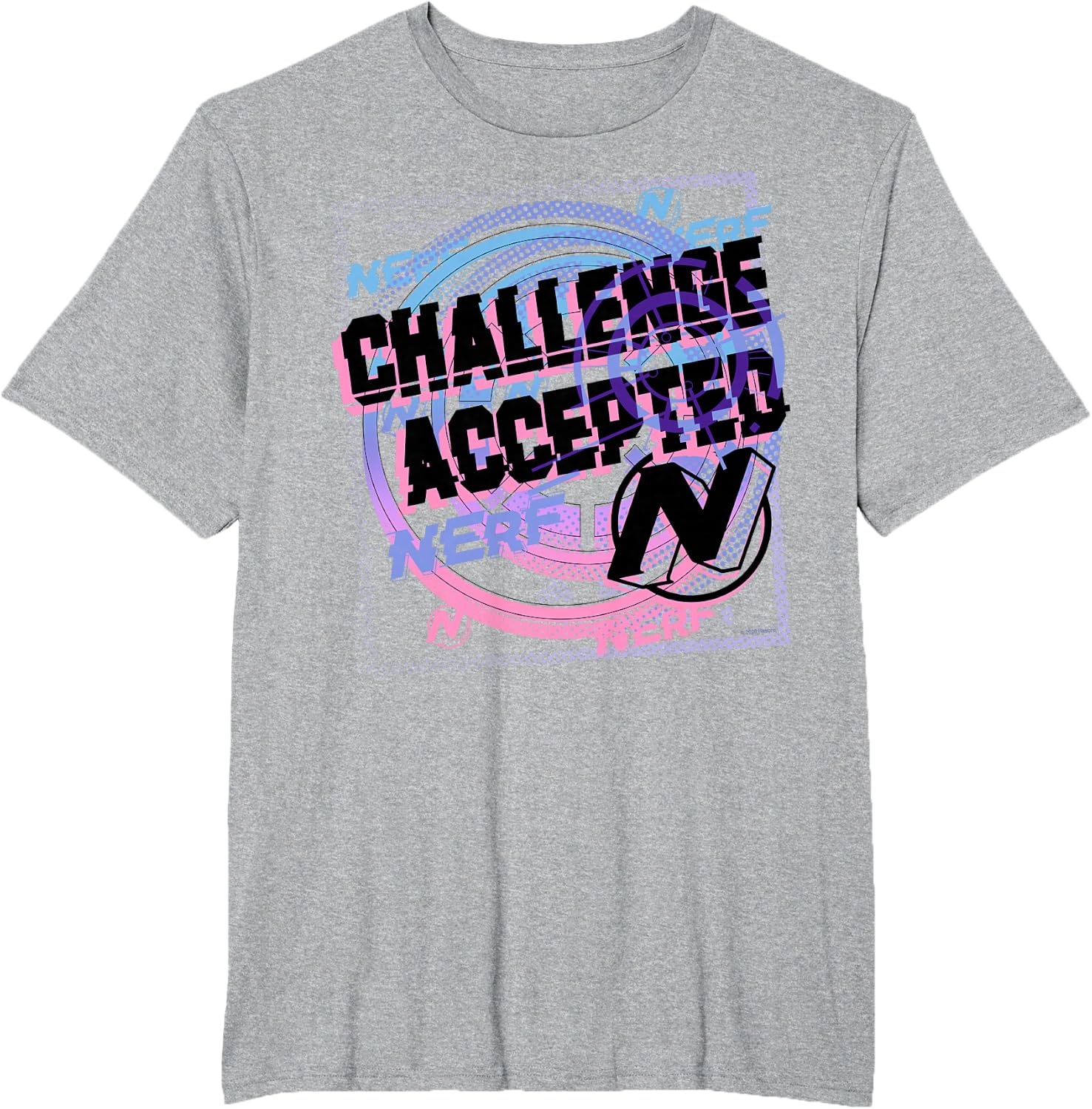 image:imageNerf Challenge Accepted TShirtHeather Grey
