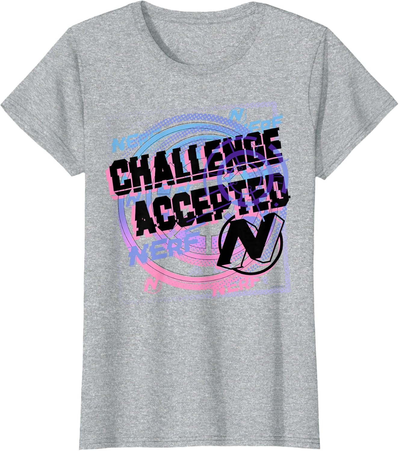 image:imageNerf Challenge Accepted TShirtHeather Grey