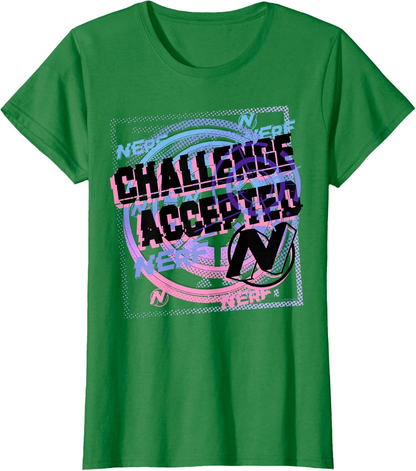 image:imageNerf Challenge Accepted TShirtKelly Green