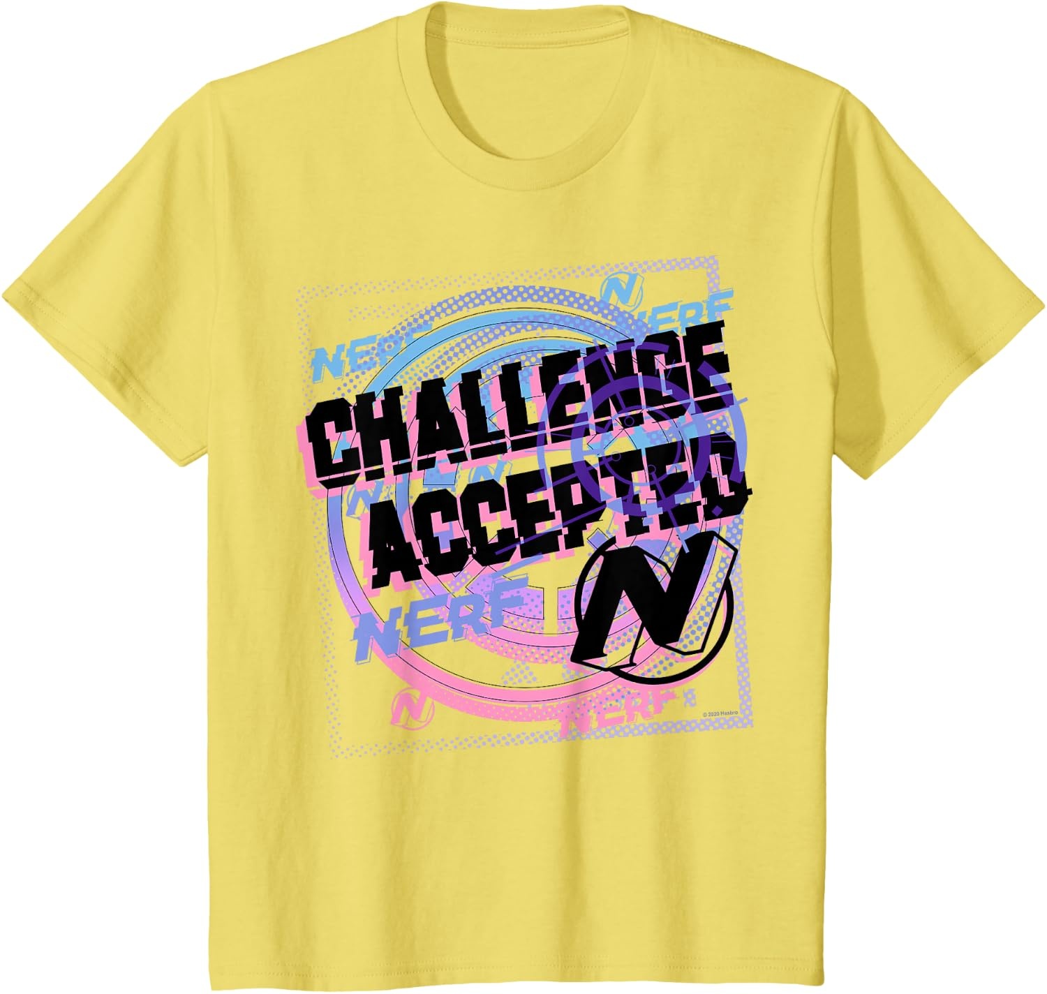 image:imageNerf Challenge Accepted TShirtLemon Yellow