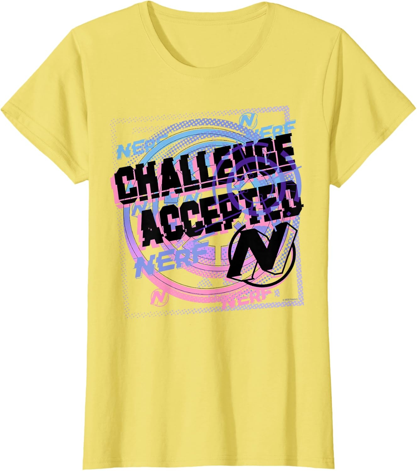 image:imageNerf Challenge Accepted TShirtLemon Yellow