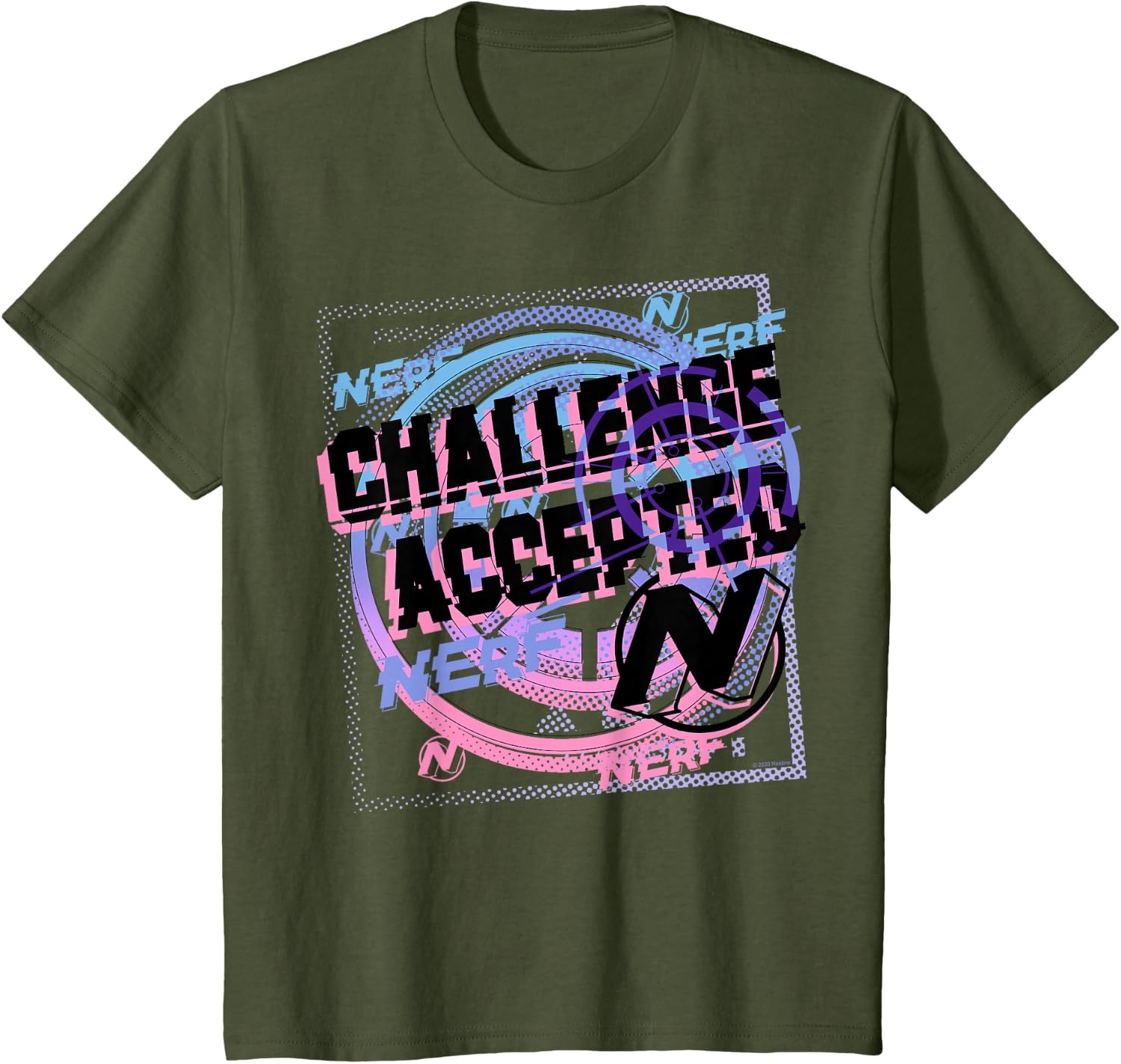 image:imageNerf Challenge Accepted TShirtOlive Green