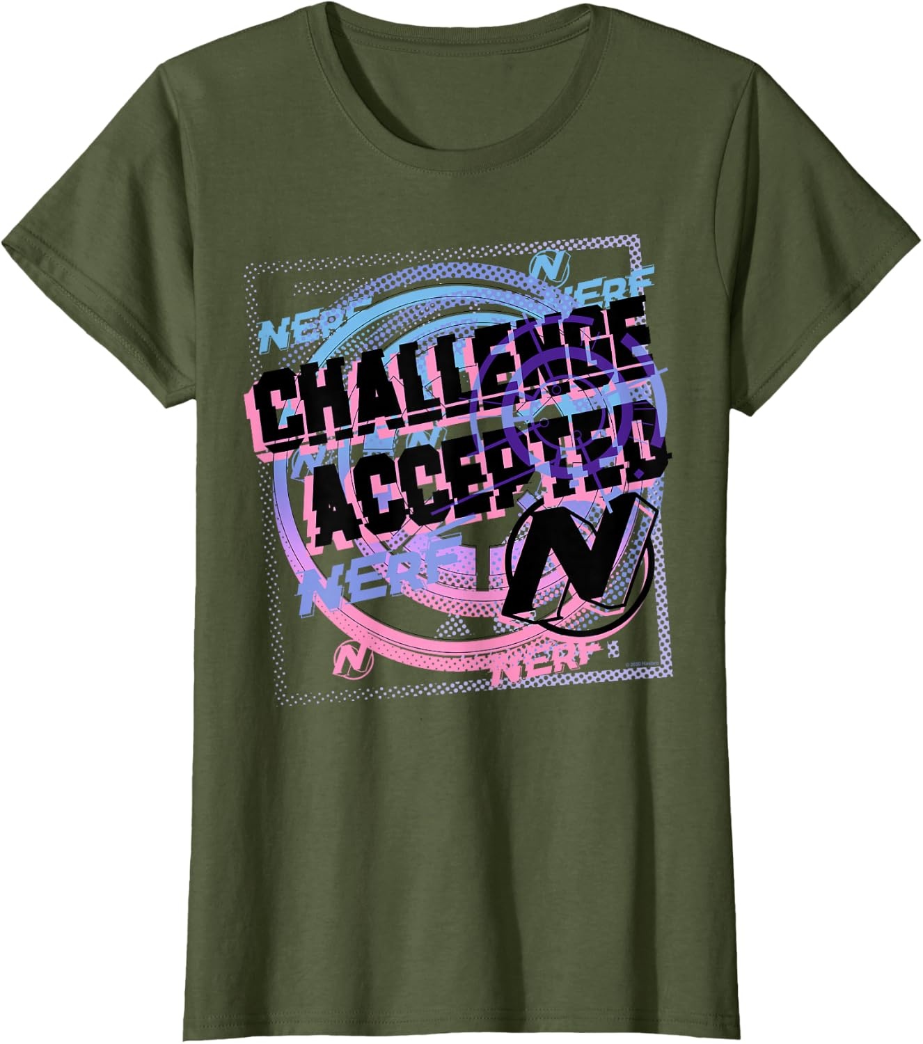 image:imageNerf Challenge Accepted TShirtOlive Green