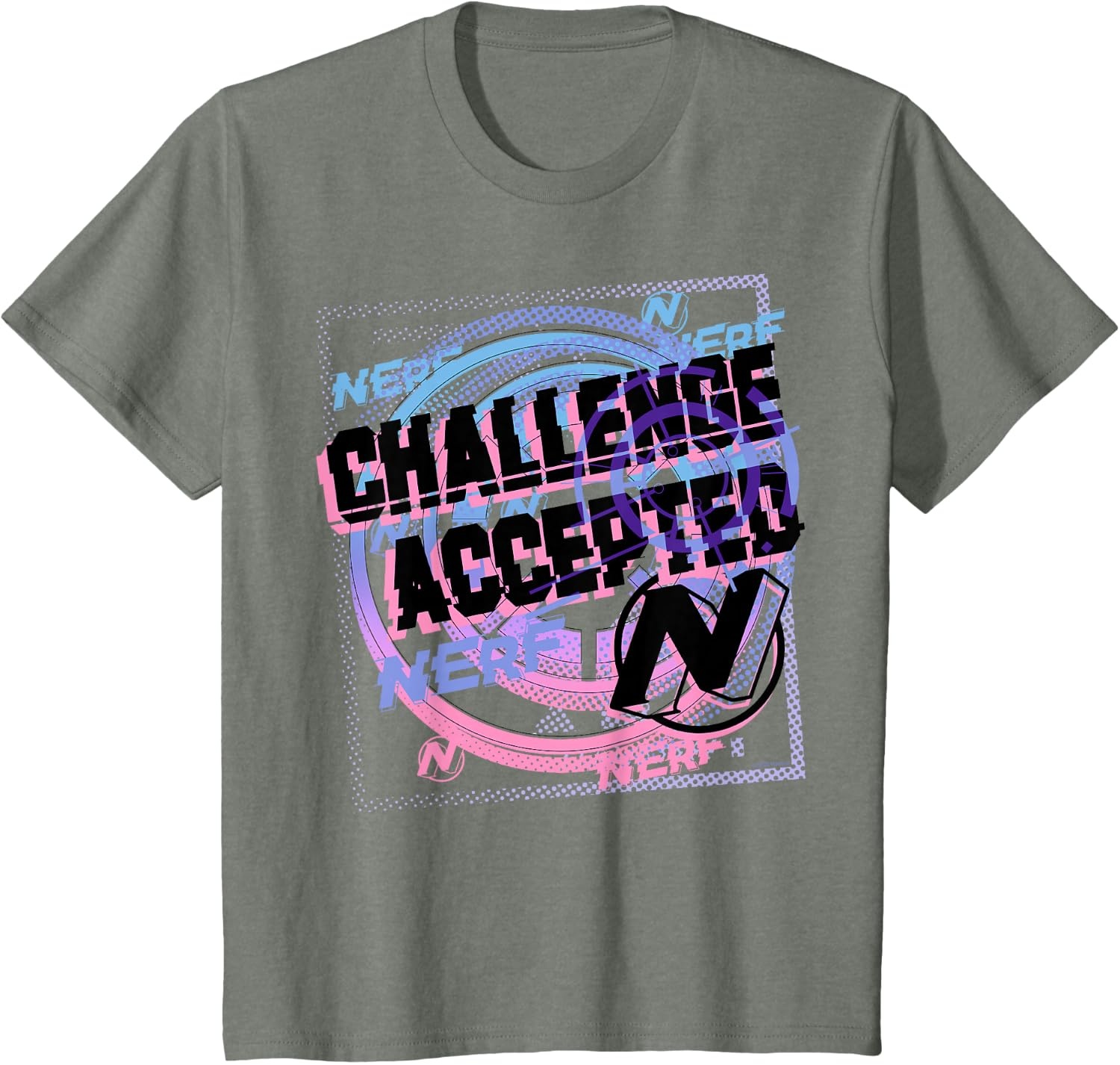 image:imageNerf Challenge Accepted TShirtOlive Heather