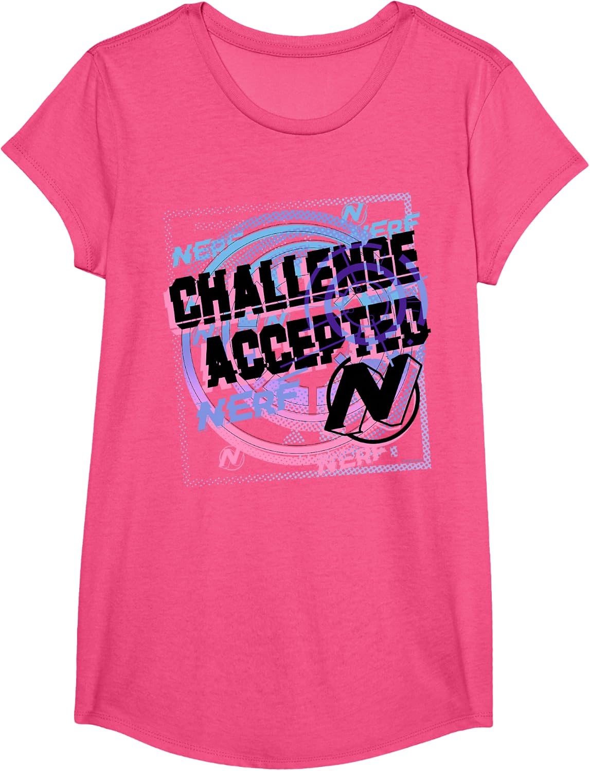 image:imageNerf Challenge Accepted TShirtPink Heather