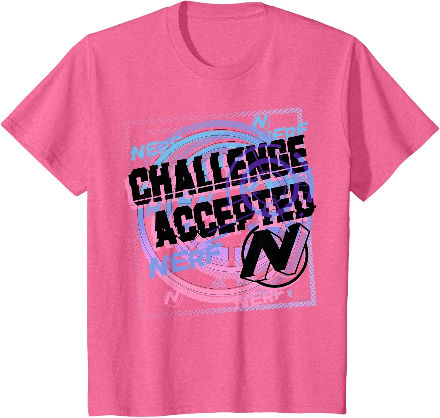 image:imageNerf Challenge Accepted TShirtPink Heather