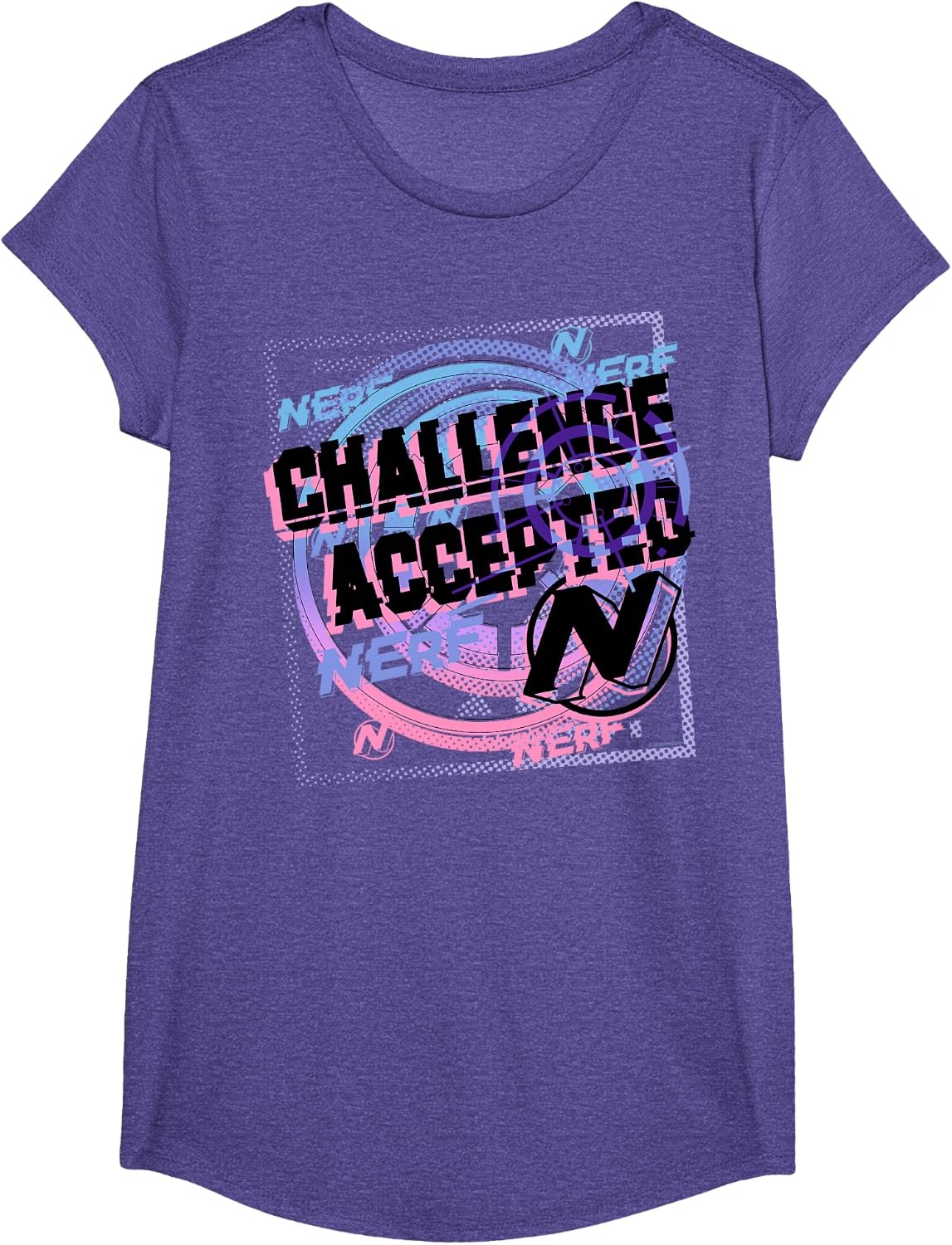 image:imageNerf Challenge Accepted TShirtPurple Heather