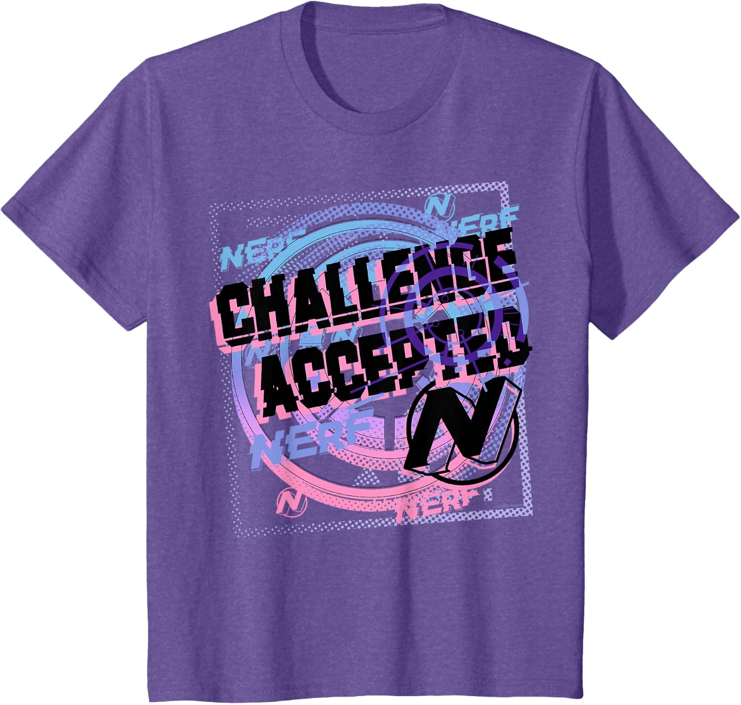 image:imageNerf Challenge Accepted TShirtPurple Heather