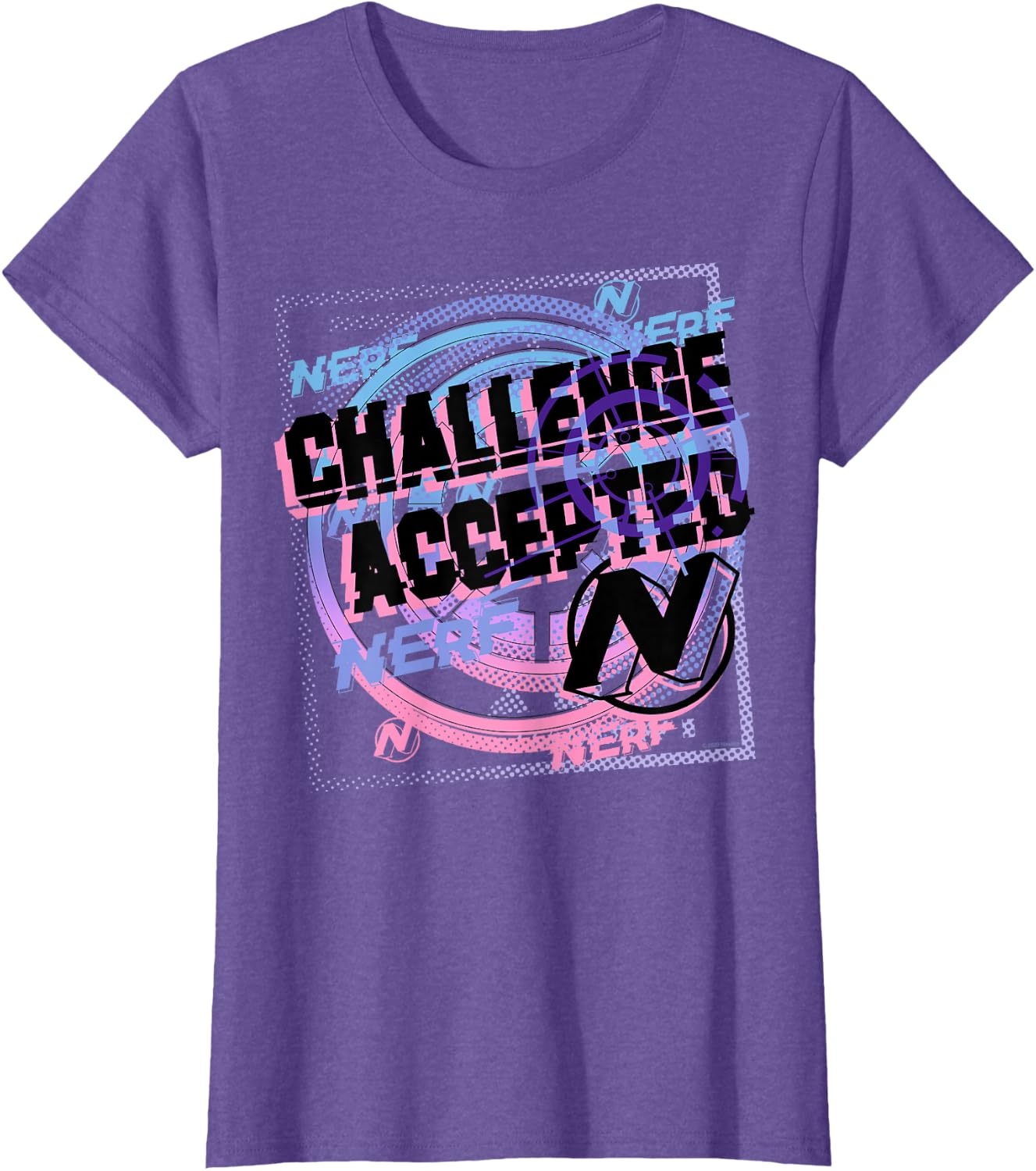 image:imageNerf Challenge Accepted TShirtPurple Heather