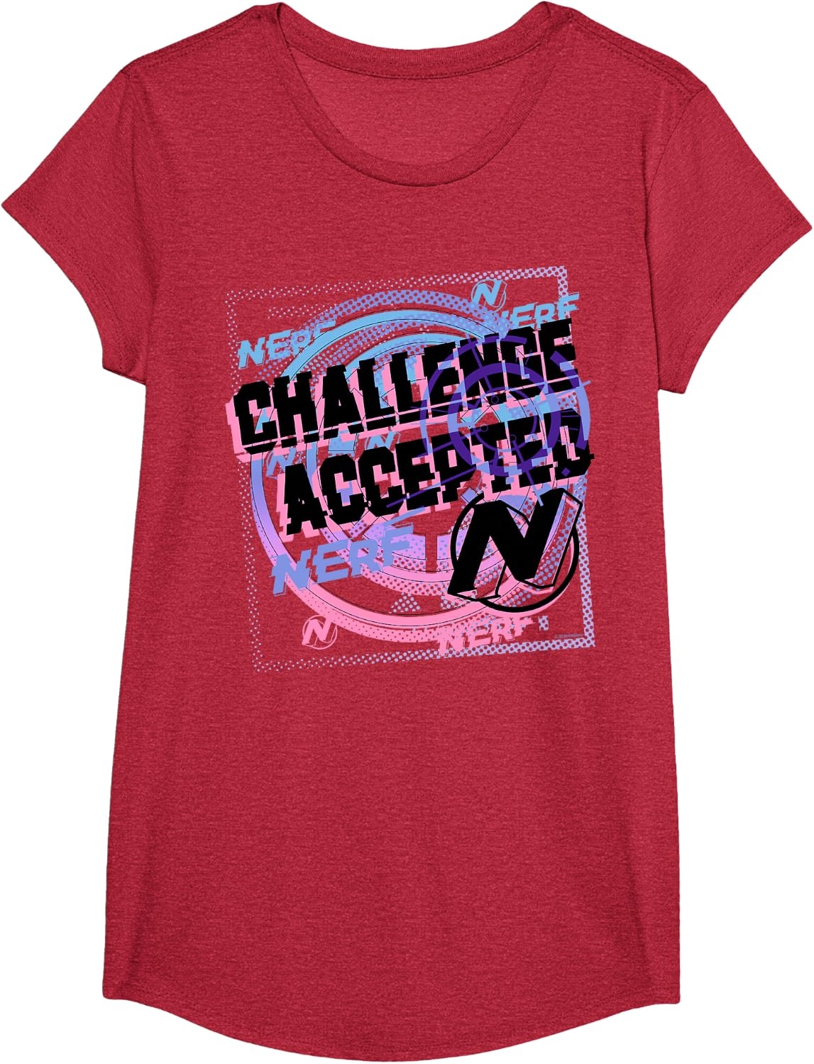 image:imageNerf Challenge Accepted TShirtRed Heather