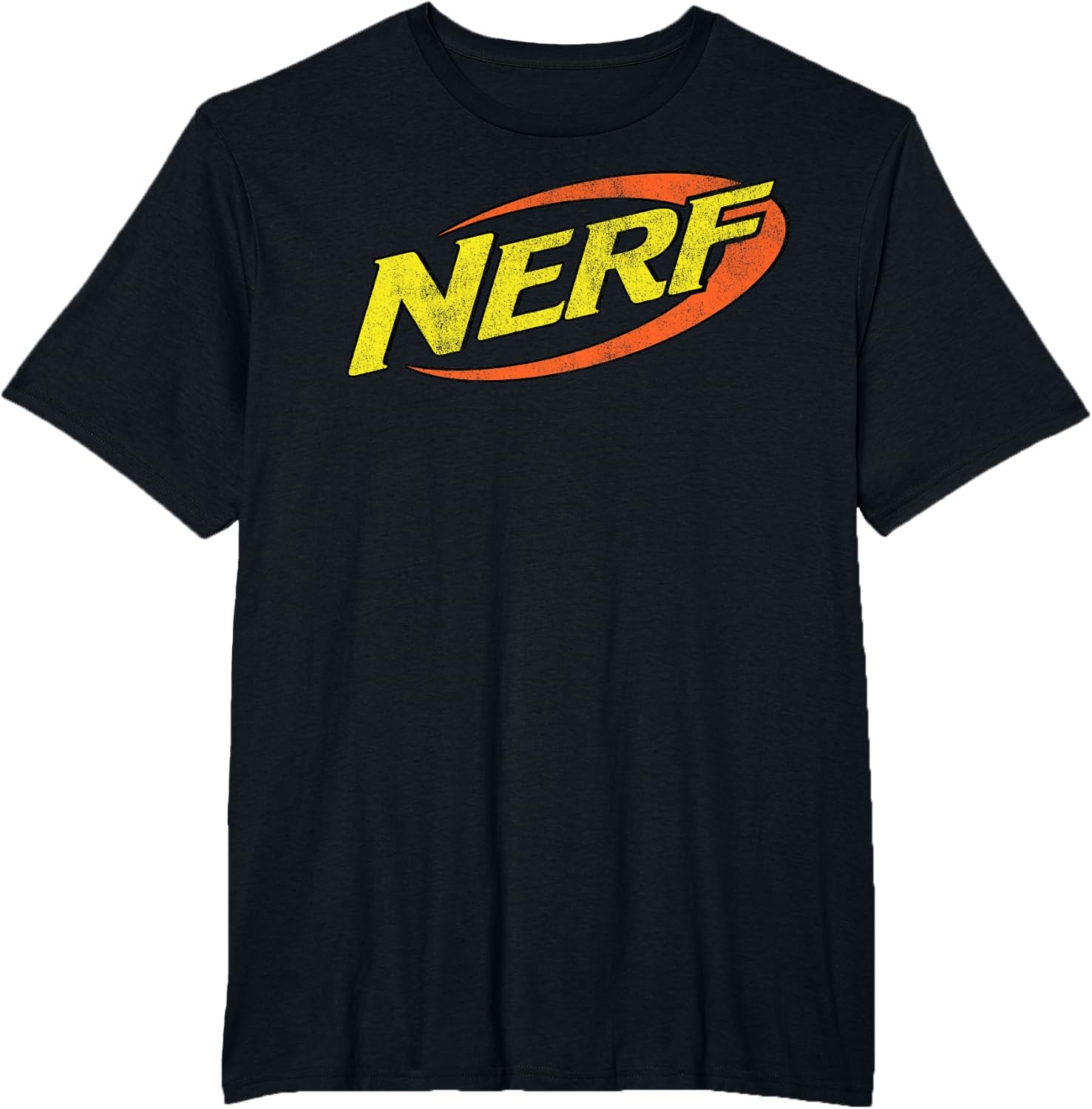 image:imageNerf Classic Distressed Retro Color Logo TShirt SmallBlack