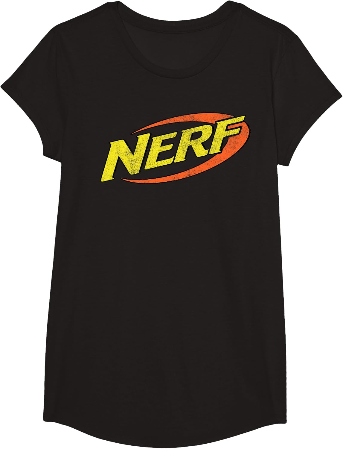 image:imageNerf Classic Distressed Retro Color Logo TShirt SmallBlack