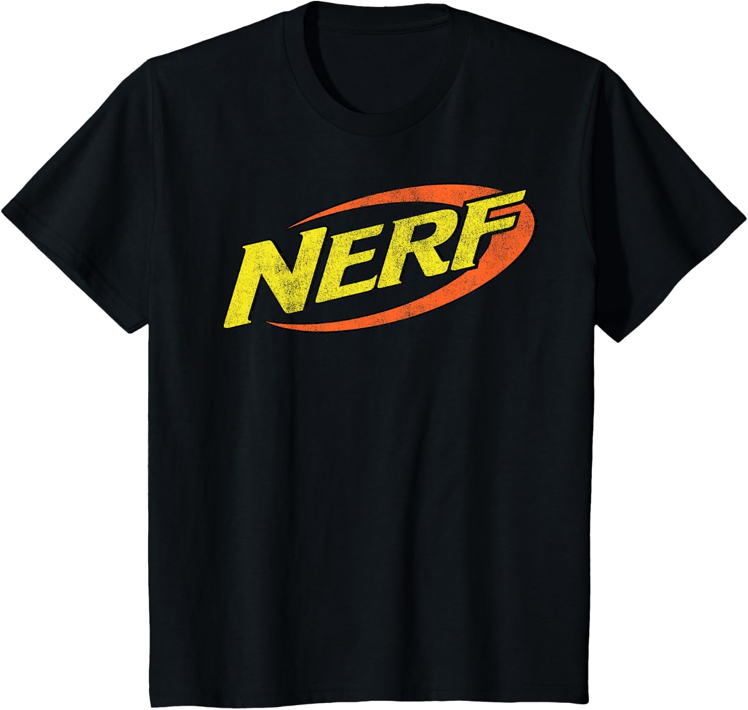 image:imageNerf Classic Distressed Retro Color Logo TShirt SmallBlack