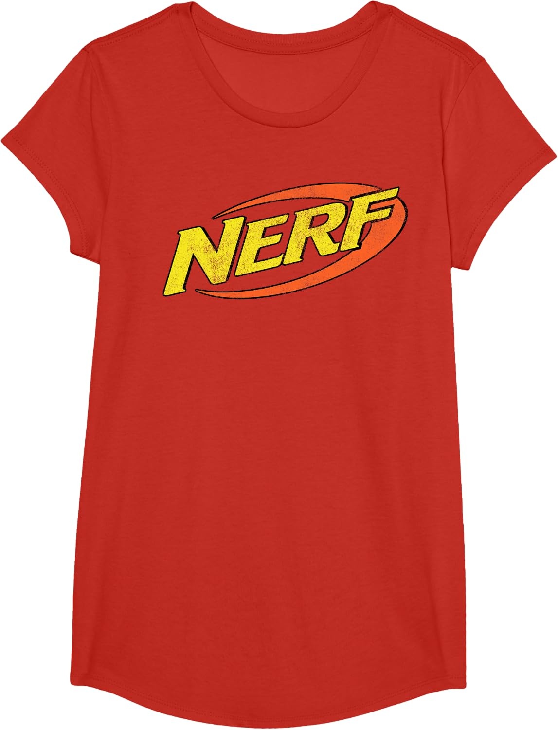 image:imageNerf Classic Distressed Retro Color Logo TShirt SmallRed