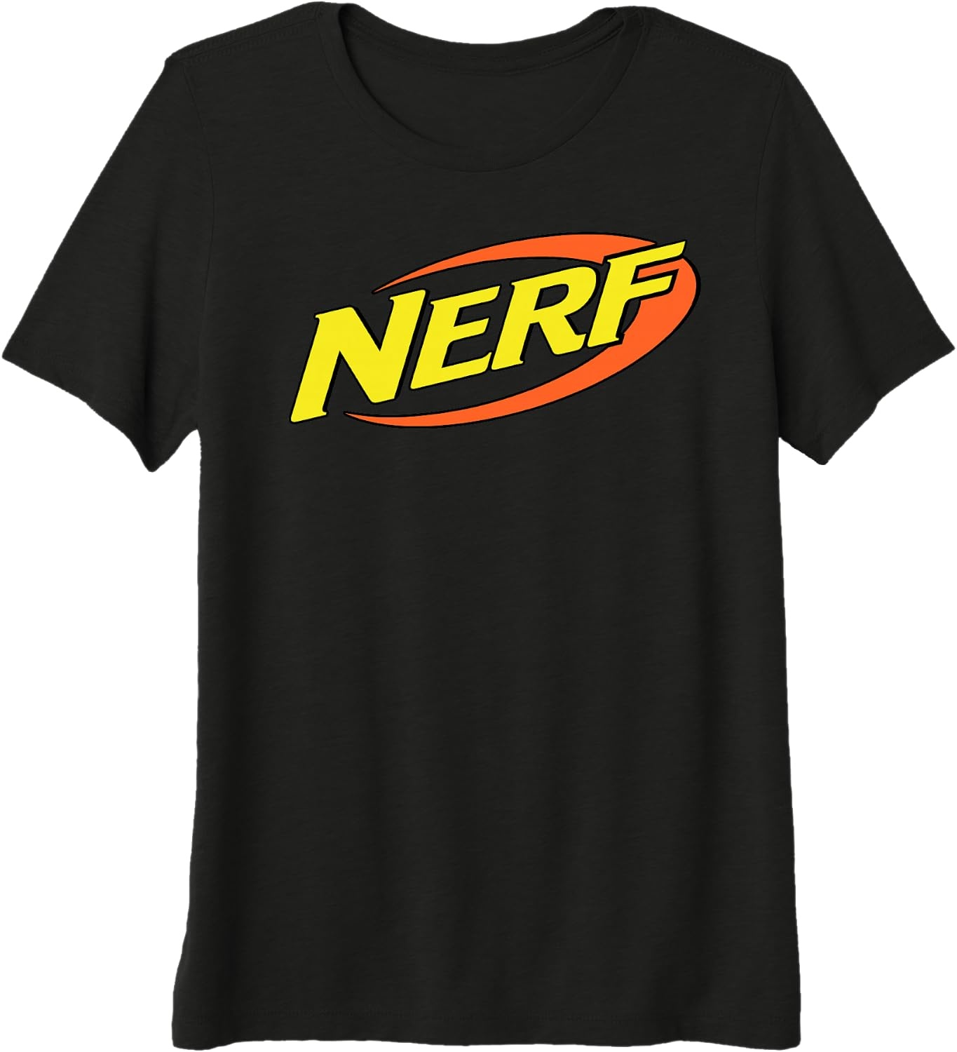 image:imageNerf Classic Retro Color Logo Premium Triblend TShirtBlack