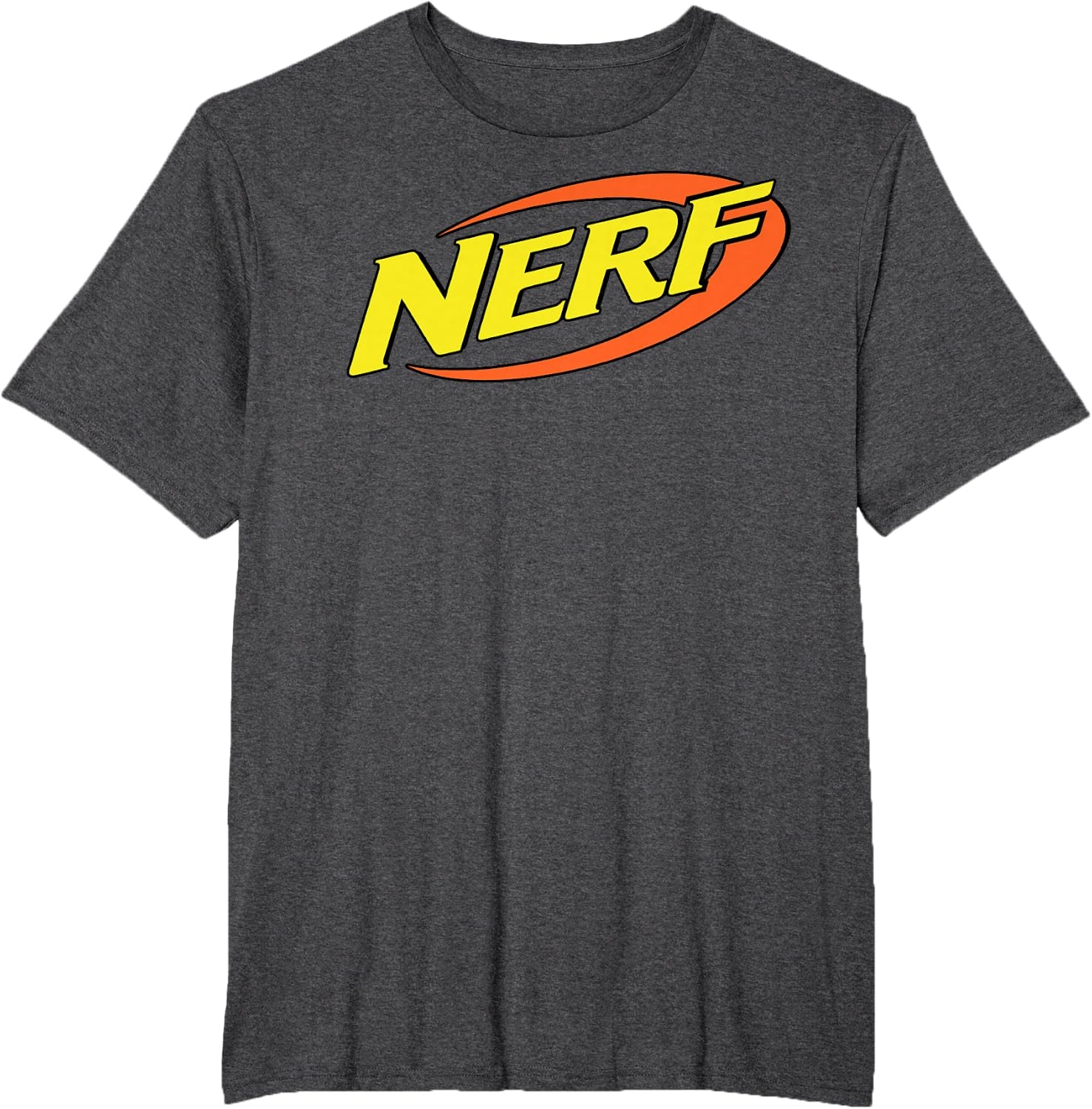 image:imageNerf Classic Retro Color Logo TShirt SmallDark Heather Grey