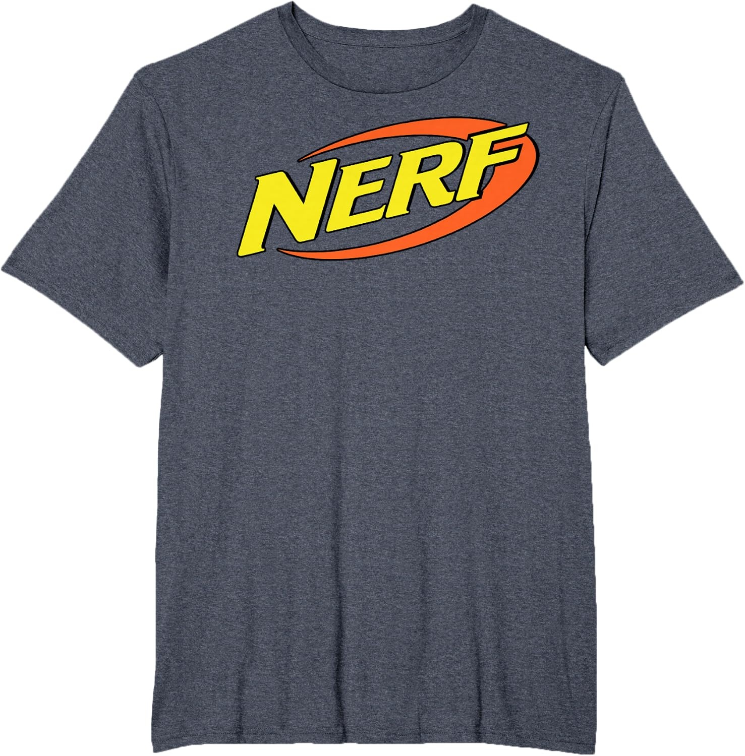 image:imageNerf Classic Retro Color Logo TShirt SmallHeather Blue