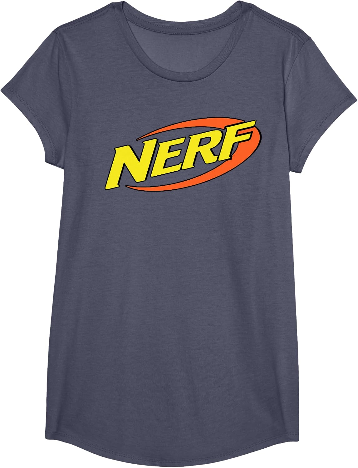 image:imageNerf Classic Retro Color Logo TShirt SmallHeather Blue