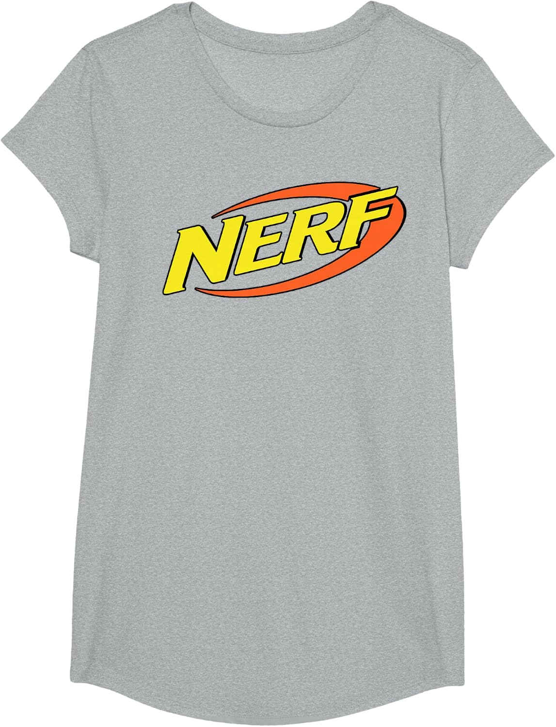 image:imageNerf Classic Retro Color Logo TShirt SmallHeather Grey