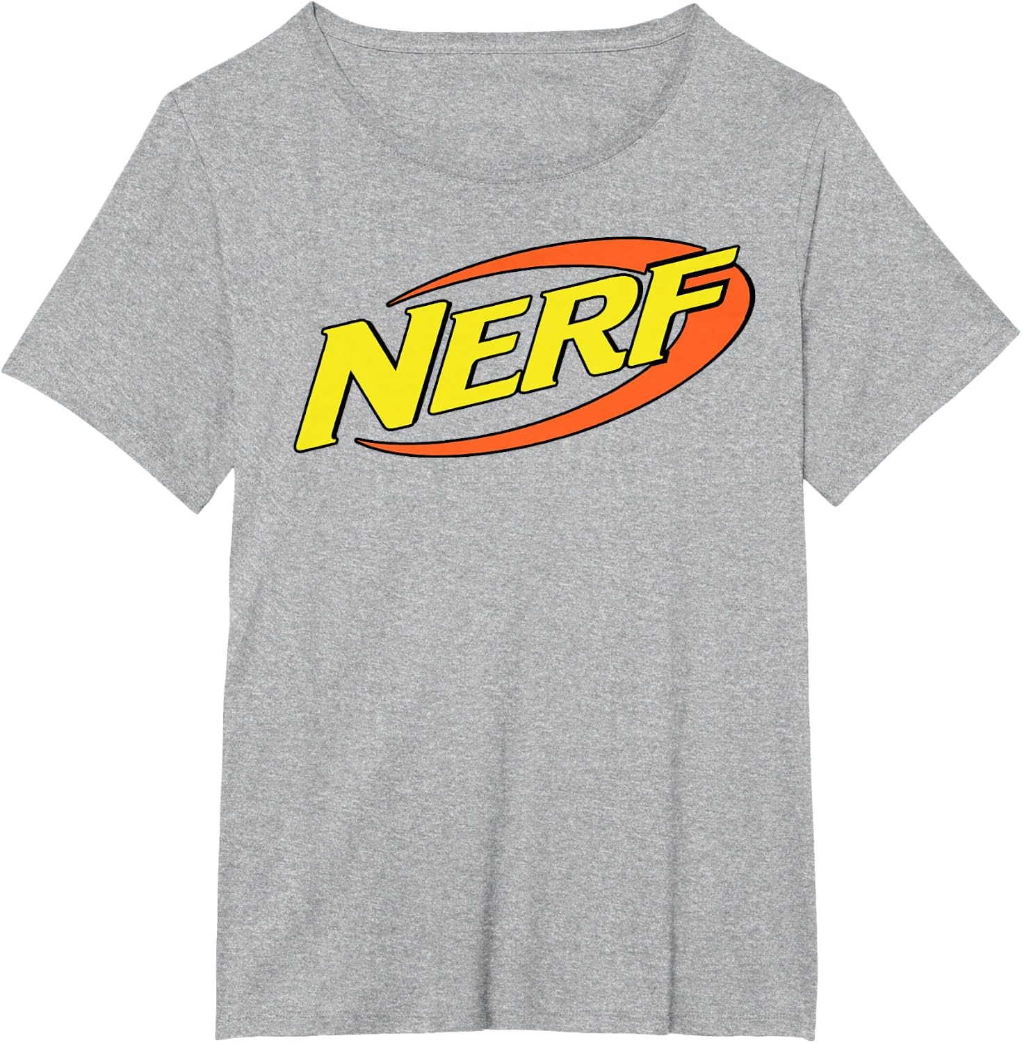 image:imageNerf Classic Retro Color Logo TShirt SmallHeather Grey