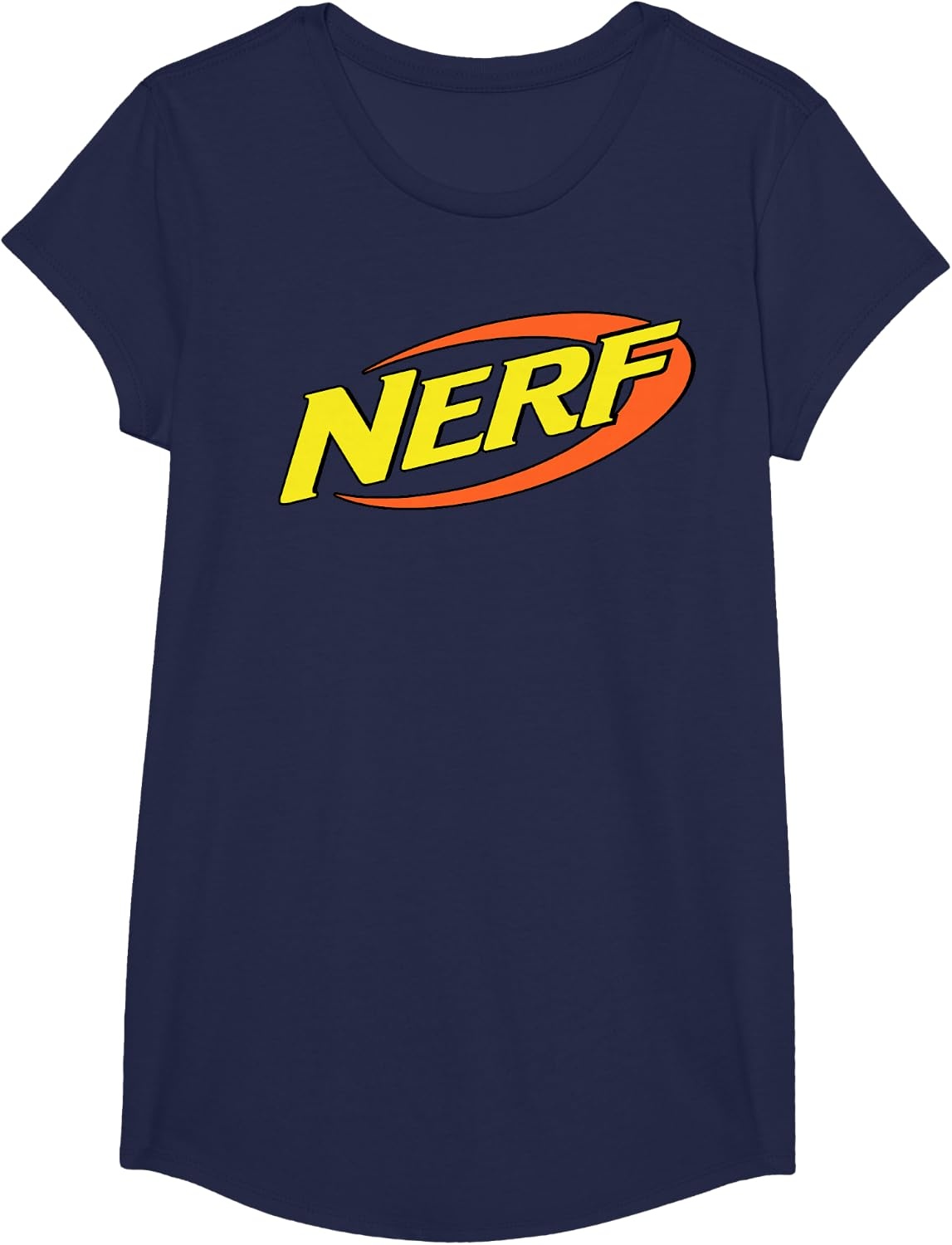 image:imageNerf Classic Retro Color Logo TShirt SmallNavy Blue