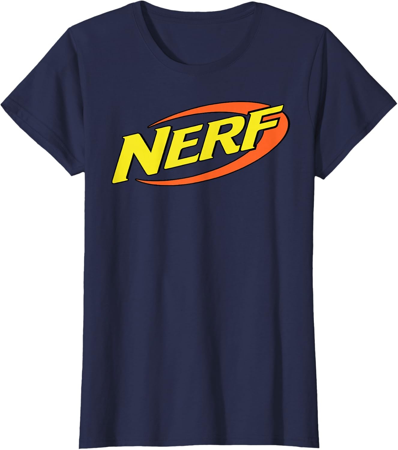 image:imageNerf Classic Retro Color Logo TShirt SmallNavy Blue