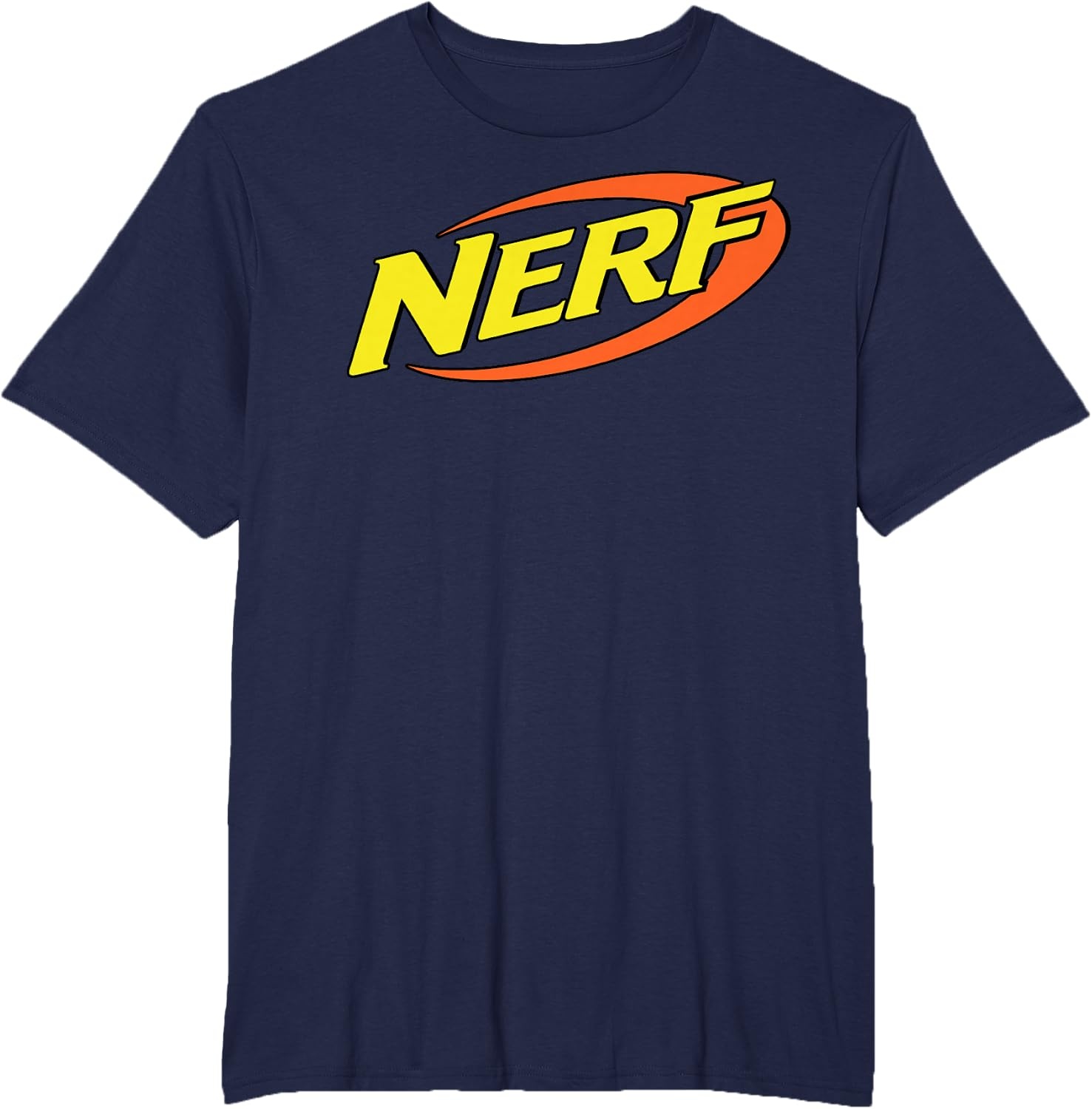 image:imageNerf Classic Retro Color Logo TShirt SmallNavy Blue
