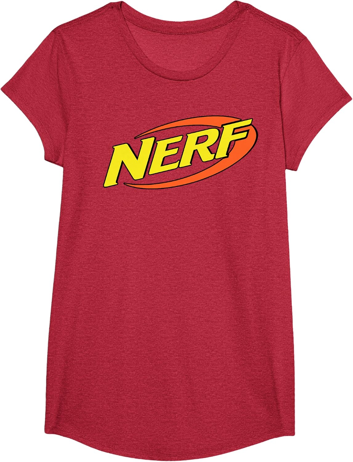 image:imageNerf Classic Retro Color Logo TShirt SmallRed Heather