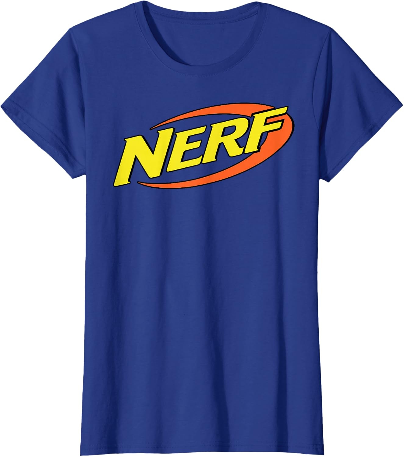 image:imageNerf Classic Retro Color Logo TShirt SmallRoyal Blue