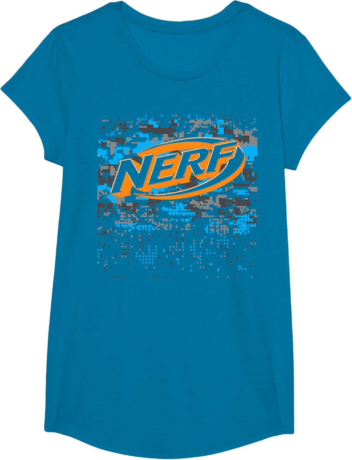 image:imageNerf Glitch Camouflage Logo TShirtSapphire Blue