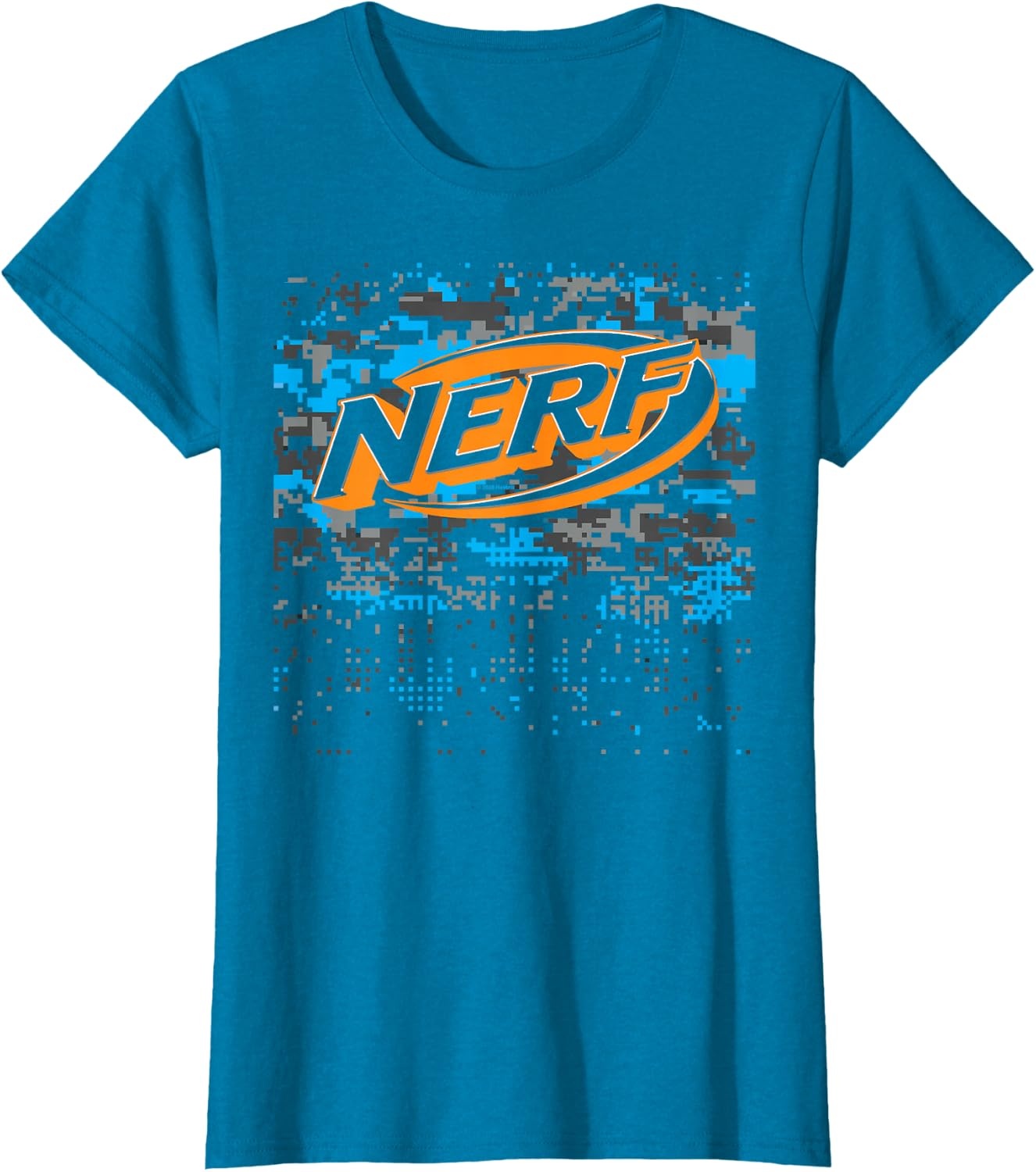 image:imageNerf Glitch Camouflage Logo TShirtSapphire Blue