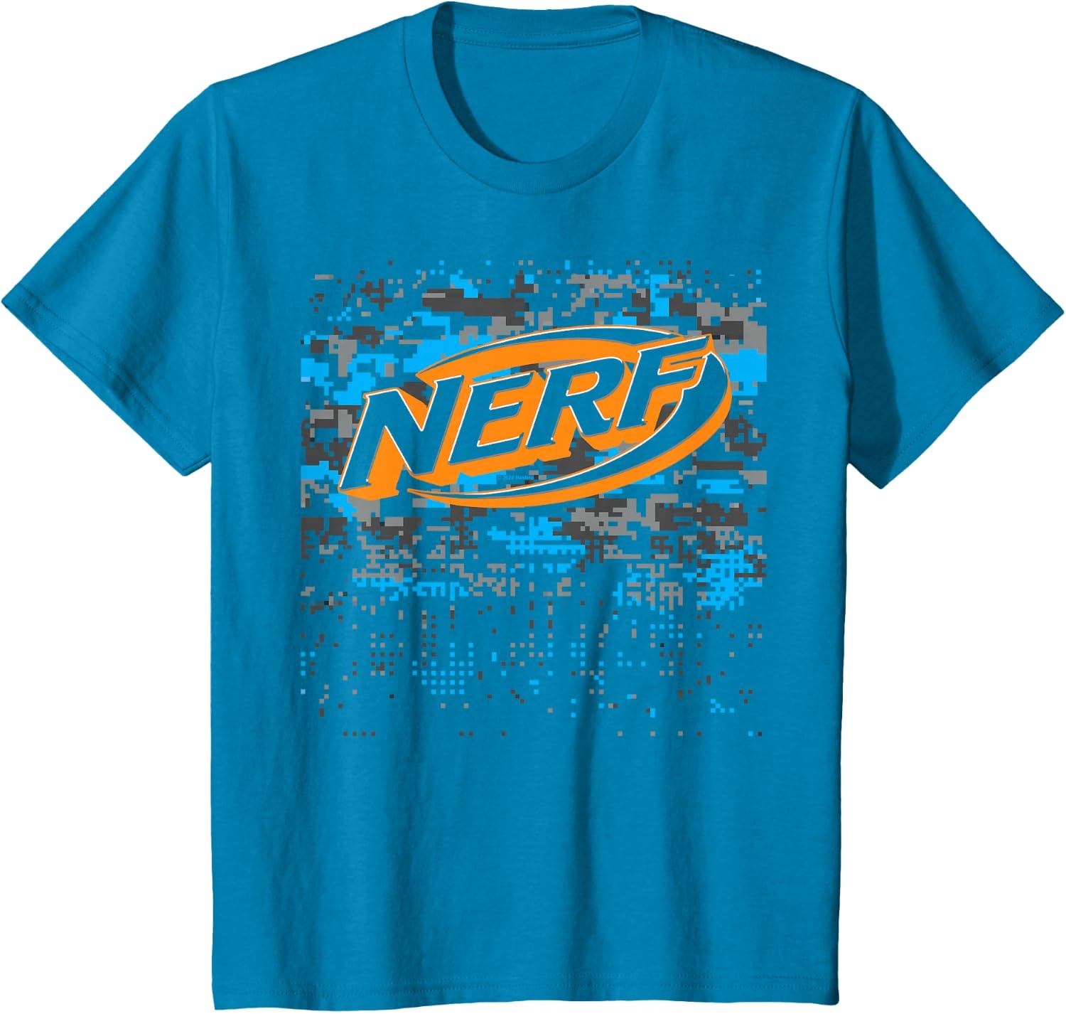 image:imageNerf Glitch Camouflage Logo TShirtSapphire Blue