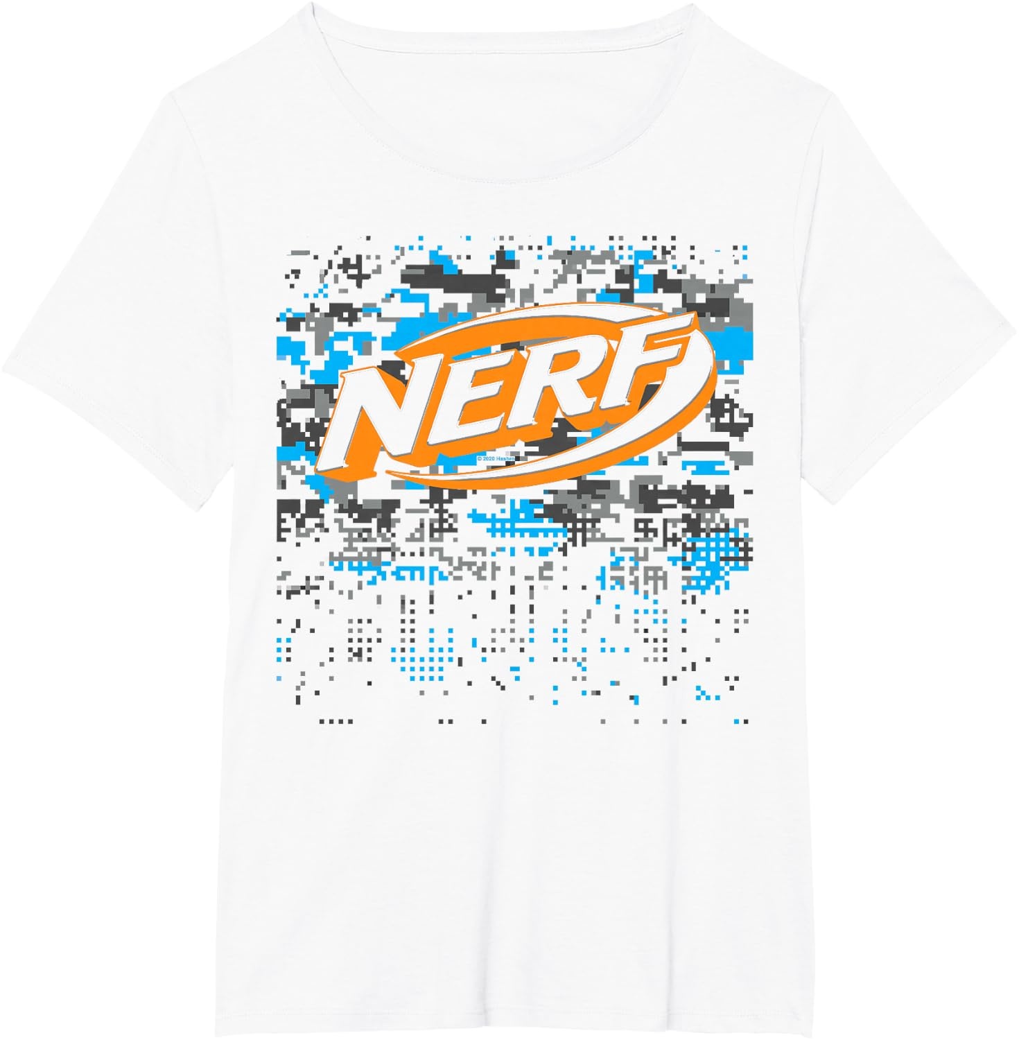 image:imageNerf Glitch Camouflage Logo TShirtWhite