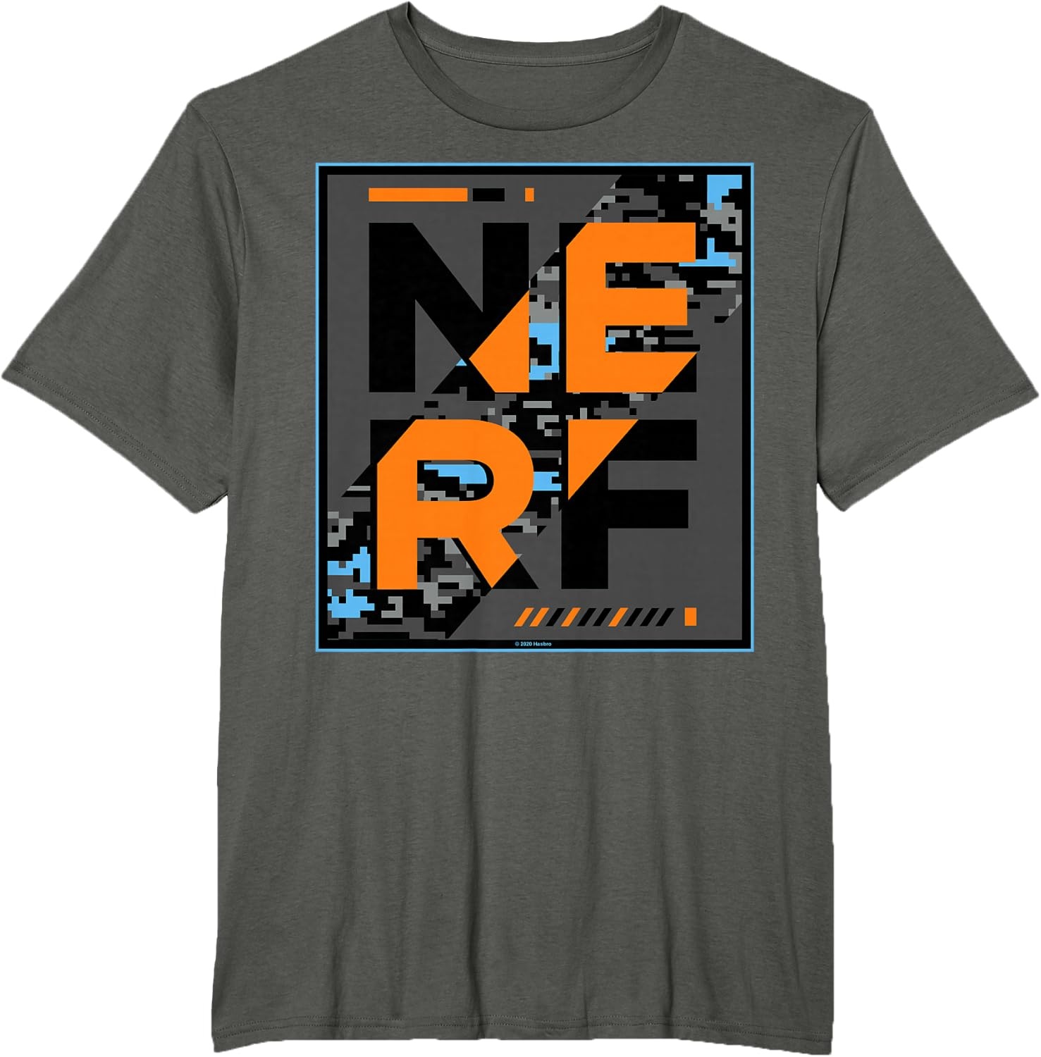 image:imageNerf Glitch Poster TShirtAsphalt Grey