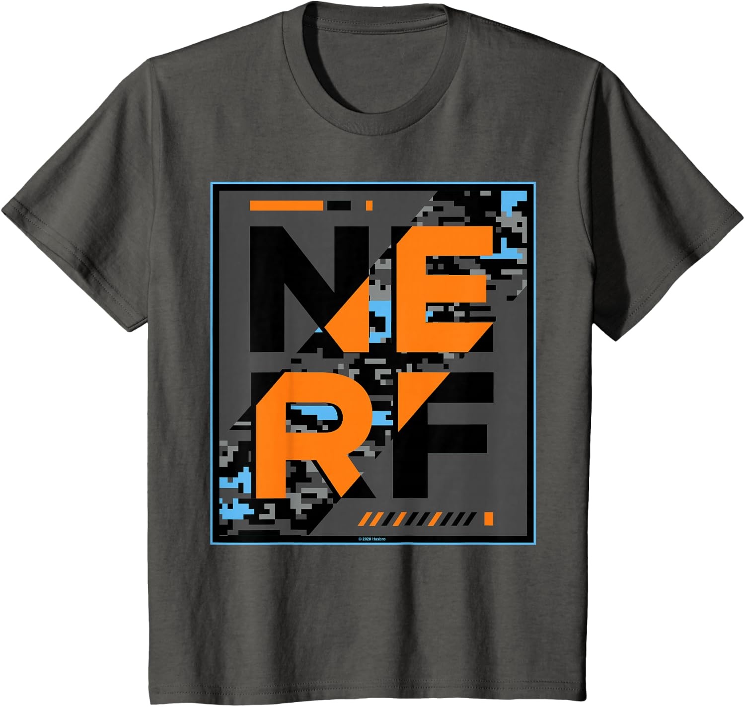 image:imageNerf Glitch Poster TShirtAsphalt Grey