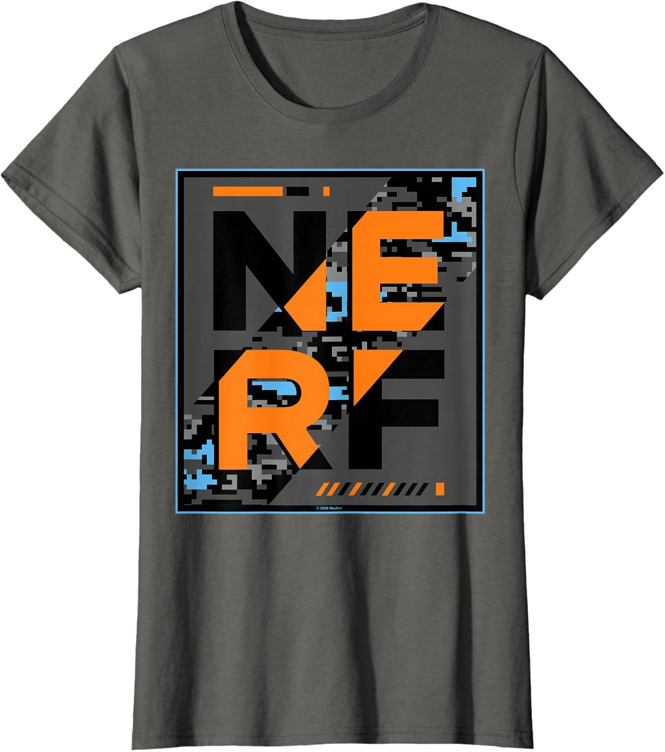 image:imageNerf Glitch Poster TShirtAsphalt Grey