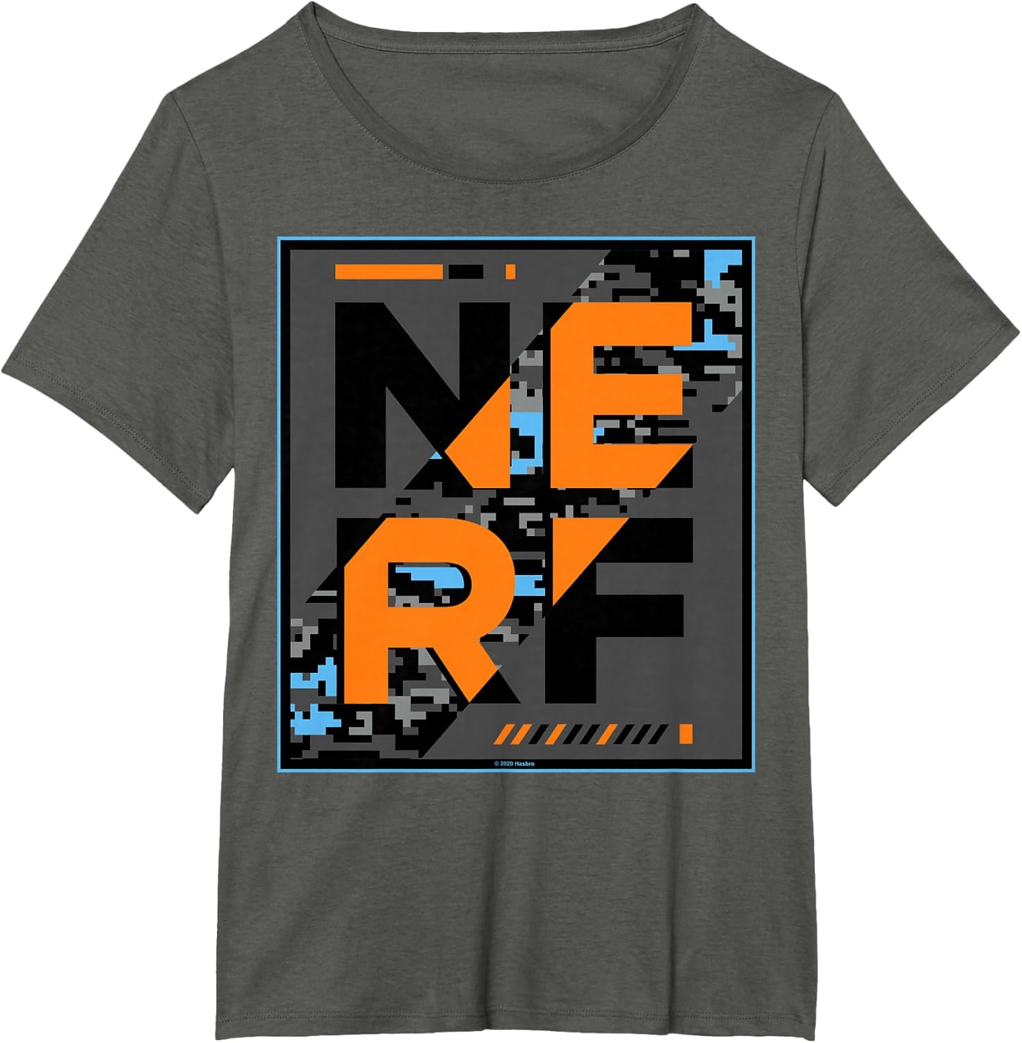 image:imageNerf Glitch Poster TShirtAsphalt Grey