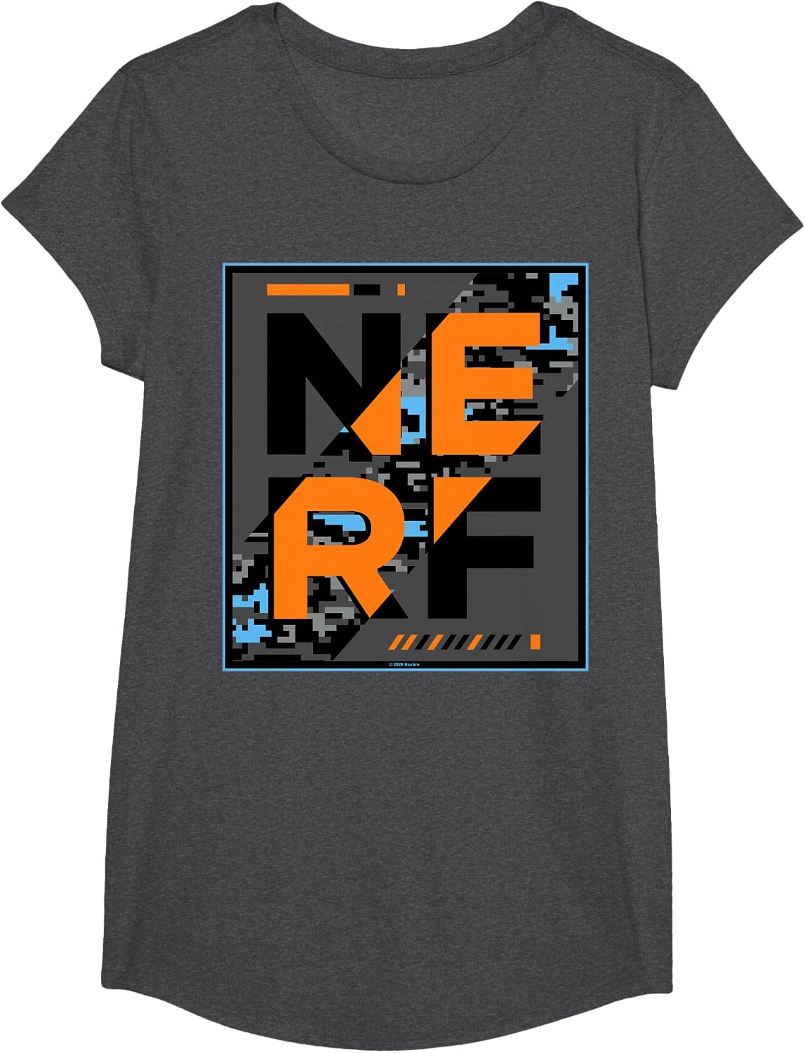 image:imageNerf Glitch Poster TShirtDark Heather Grey
