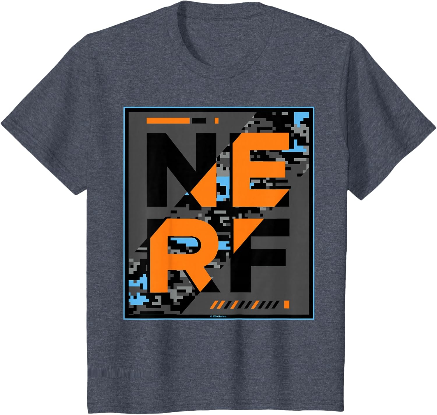 image:imageNerf Glitch Poster TShirtHeather Blue