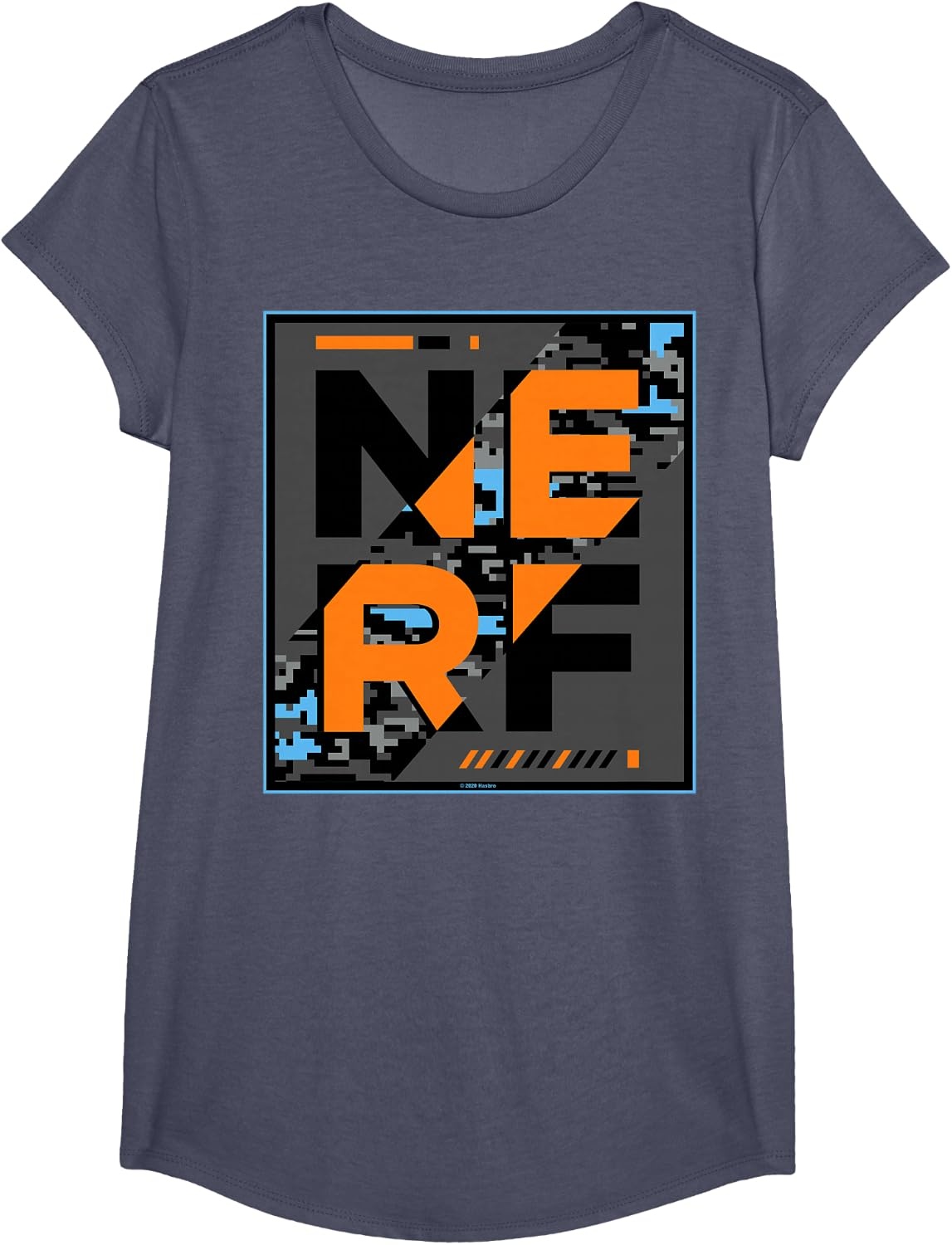 image:imageNerf Glitch Poster TShirtHeather Blue