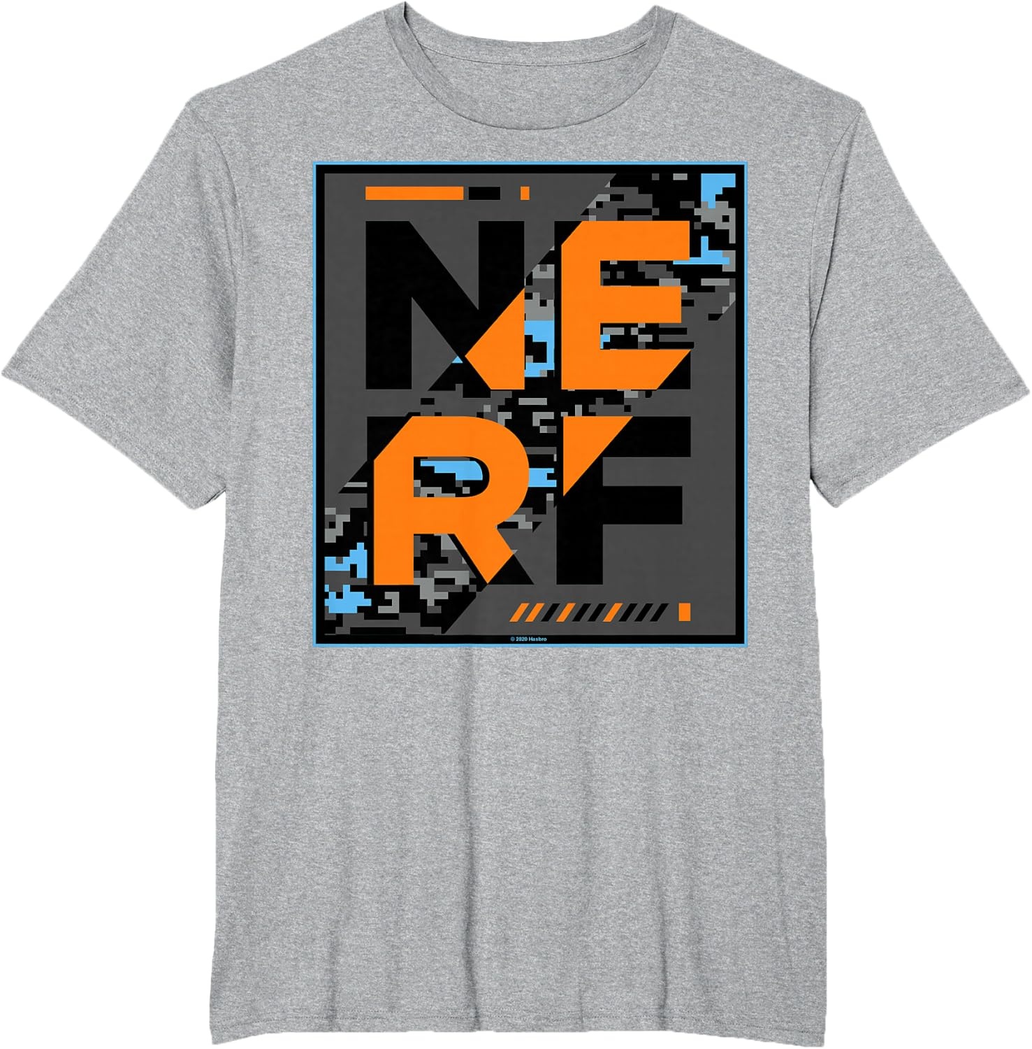 image:imageNerf Glitch Poster TShirtHeather Grey