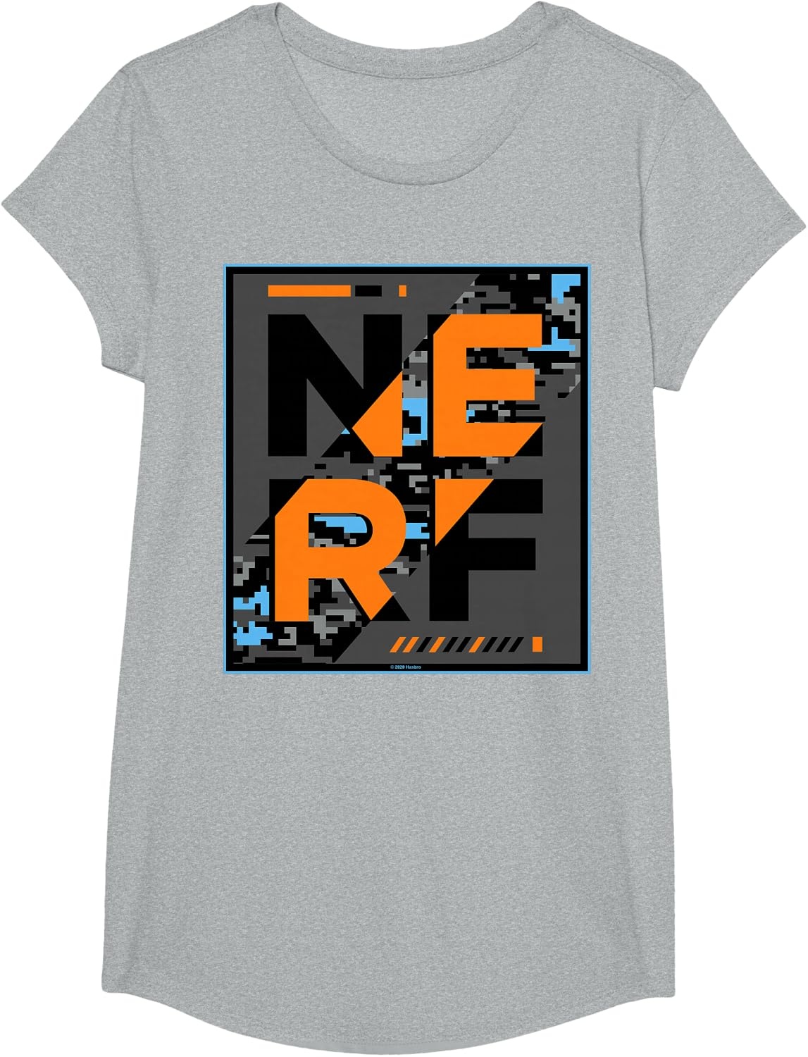 image:imageNerf Glitch Poster TShirtHeather Grey