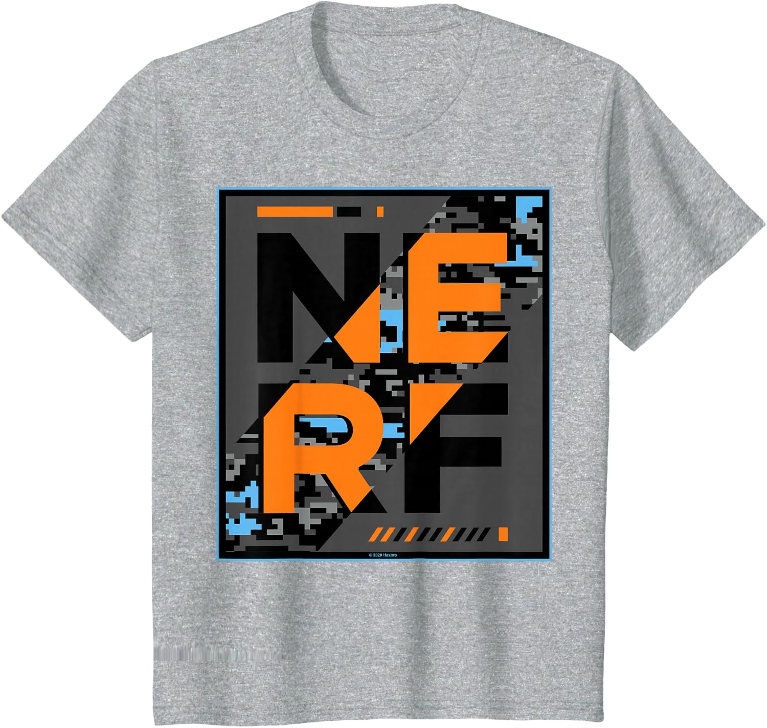image:imageNerf Glitch Poster TShirtHeather Grey
