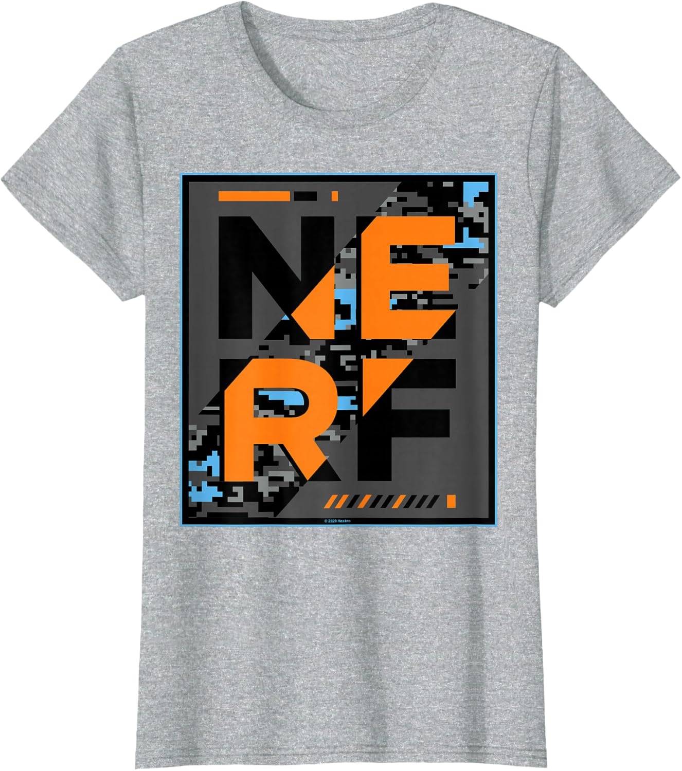 image:imageNerf Glitch Poster TShirtHeather Grey