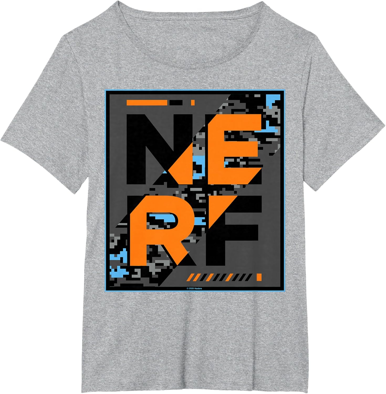 image:imageNerf Glitch Poster TShirtHeather Grey